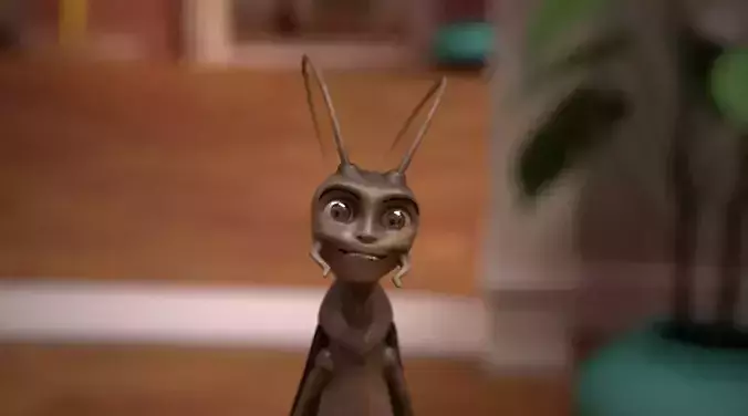 Character BUG - Fully Rigged - MoCap ready  Low-poly 3D model