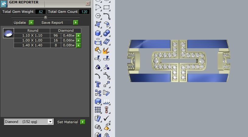 Bvlgari Parentesi Ring 3D print model_11