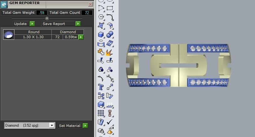 Bvlgari Parentesi Ring 3D print model_9