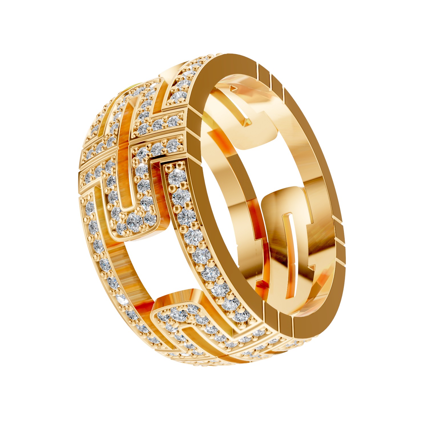 Bvlgari Parentesi Ring 3D print model_2