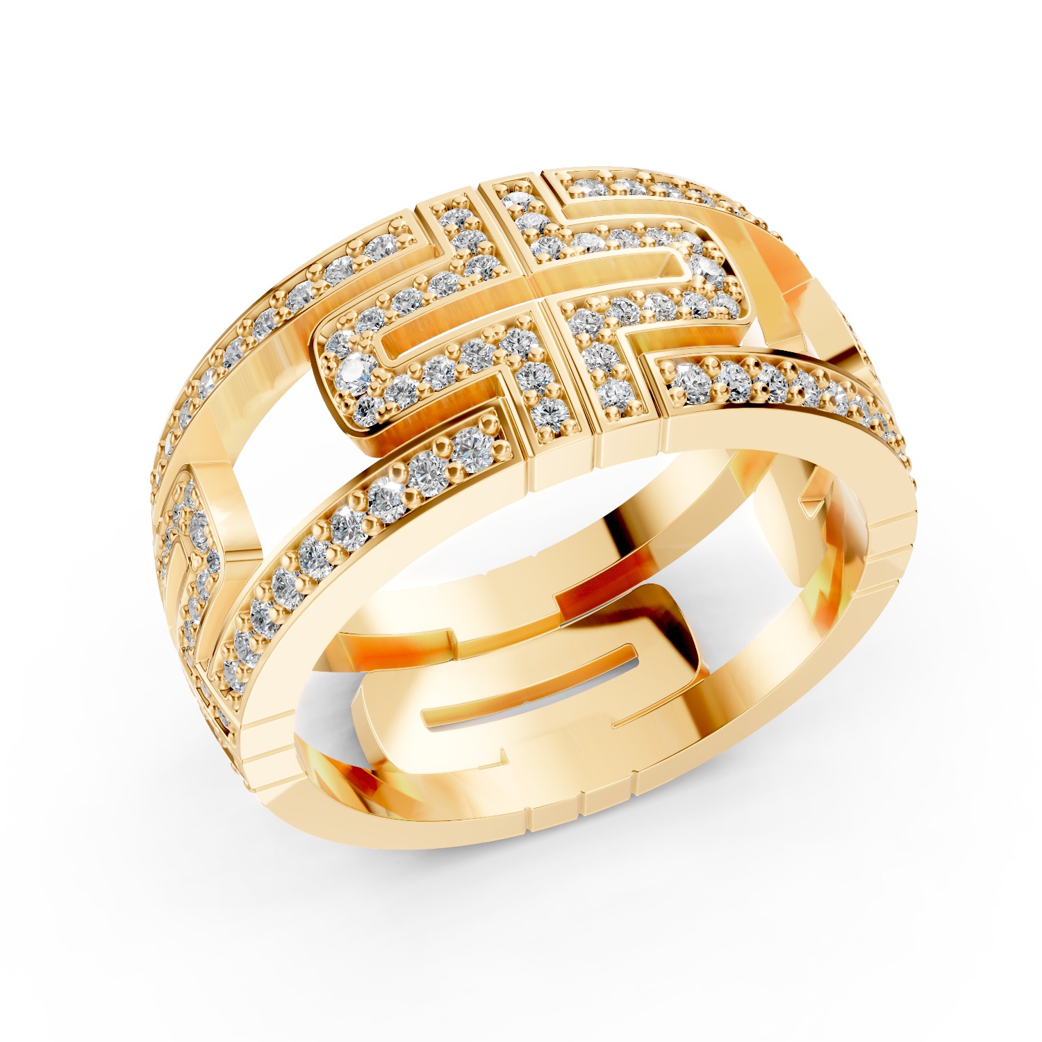 Bvlgari Parentesi Ring 3D print model_4