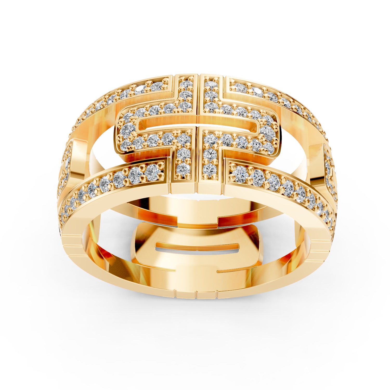 Bvlgari Parentesi Ring 3D print model_1