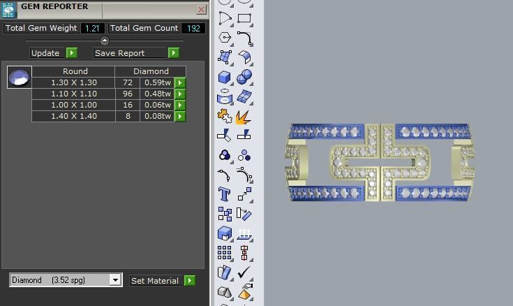 Bvlgari Parentesi Ring 3D print model_7
