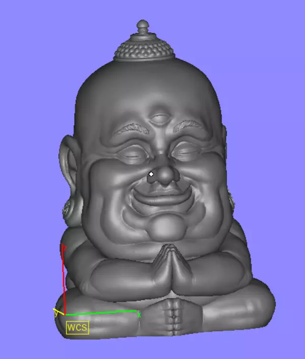 Budha Flowerpot 3D print model_0