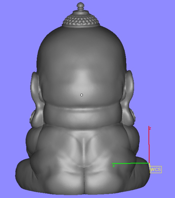 Budha Flowerpot 3D print model_2