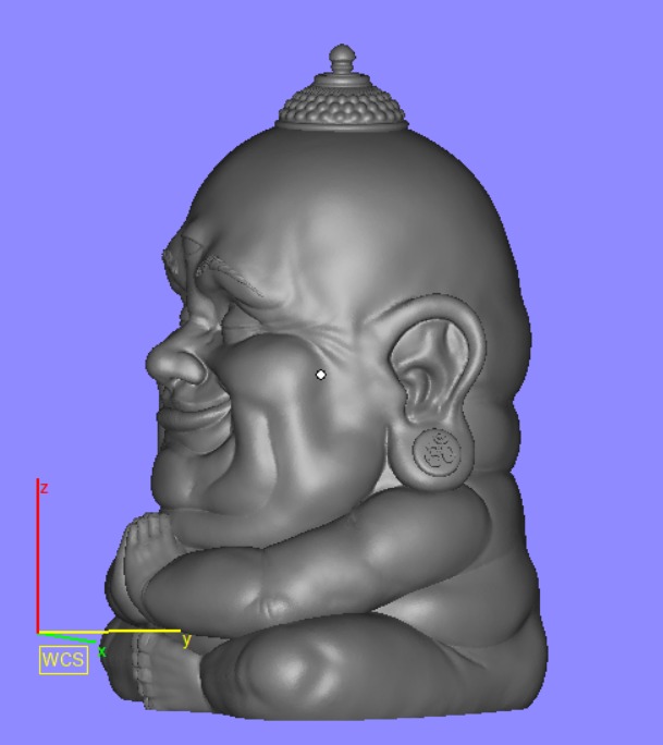 Budha Flowerpot 3D print model_1