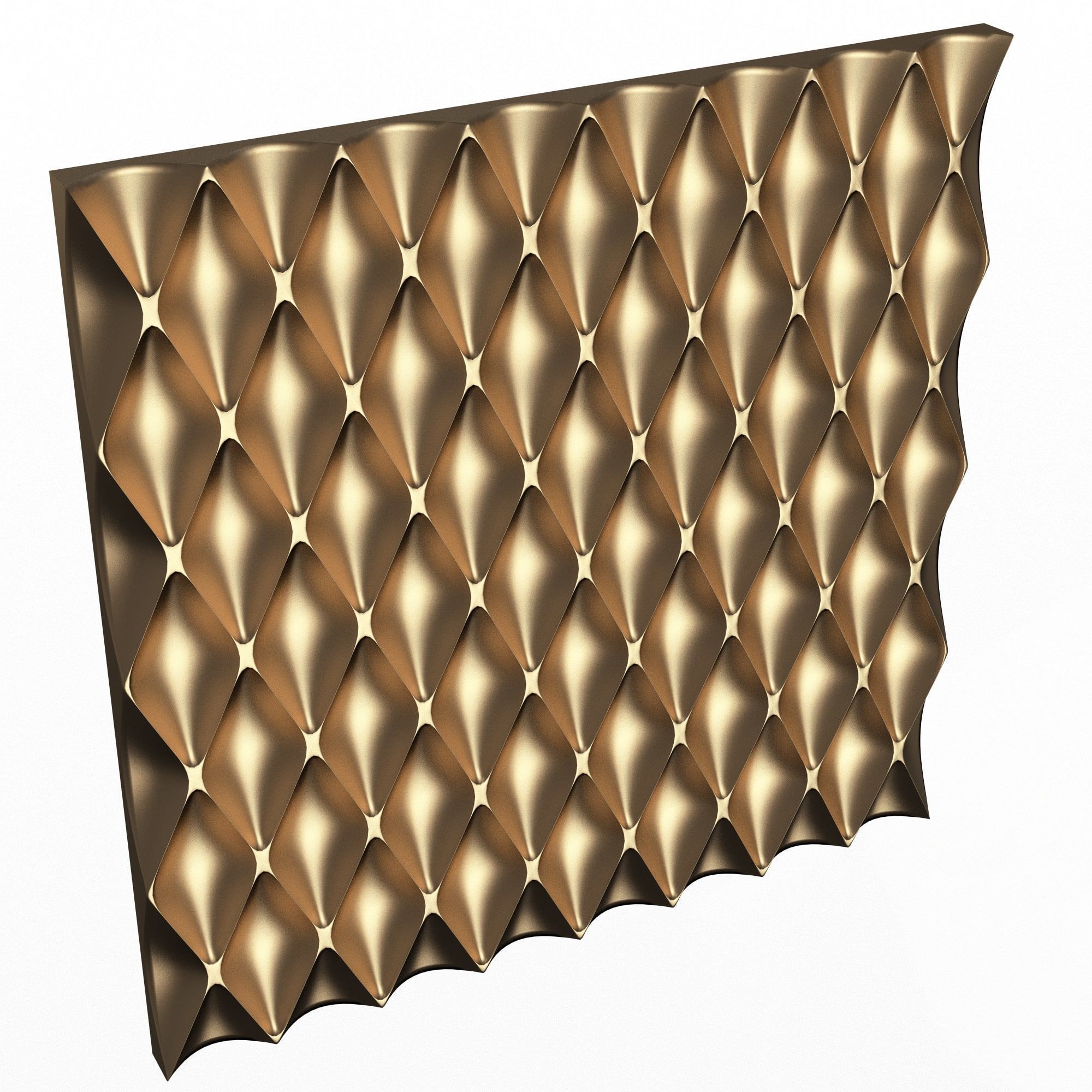 3D Wall Panel 03 Low-poly 3D model_1