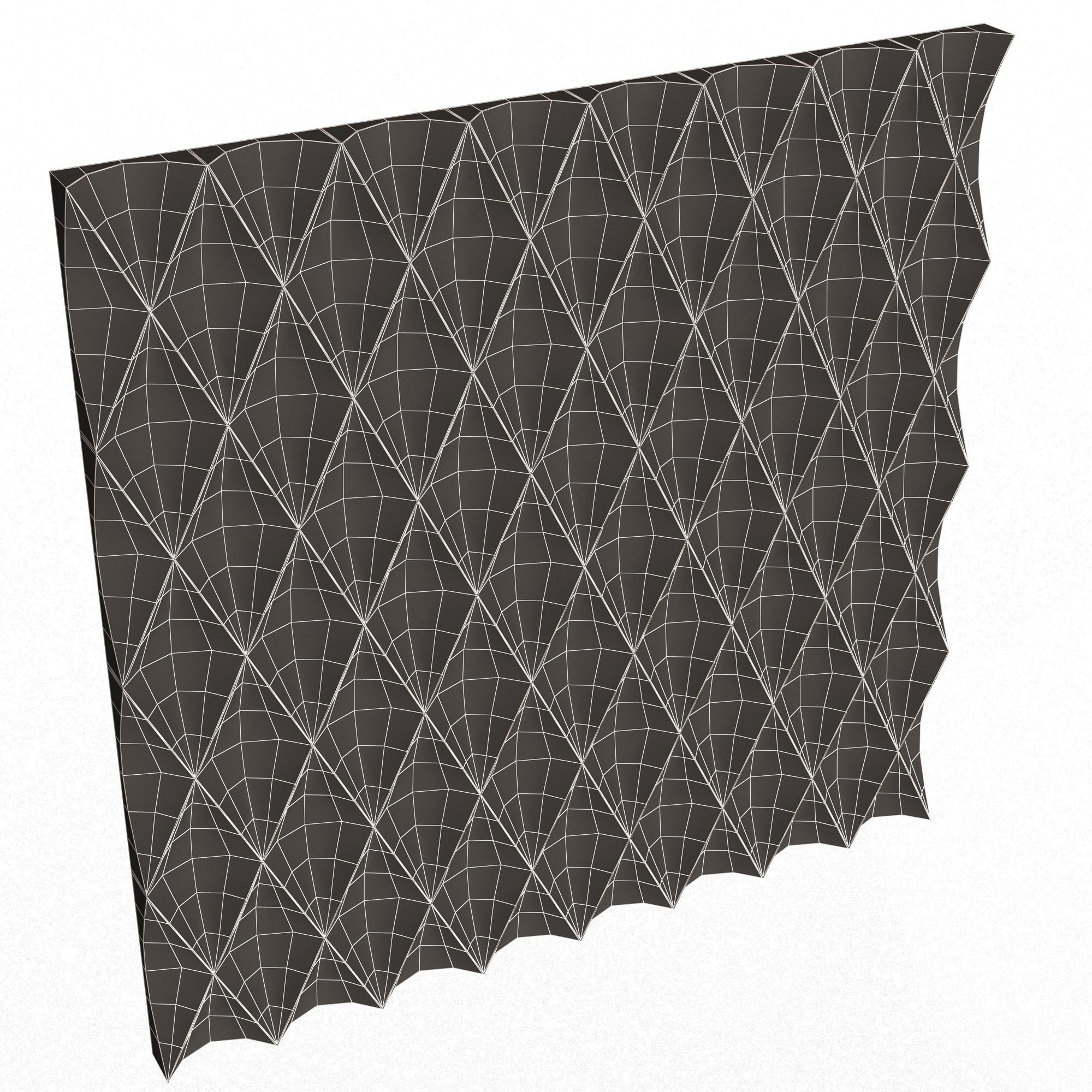 3D Wall Panel 03 Low-poly 3D model_7