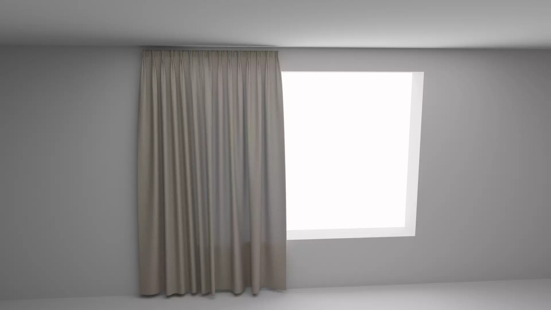 Curtain Free 3D model_0
