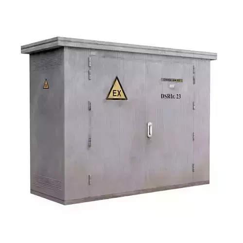 LowPoly electric meter box