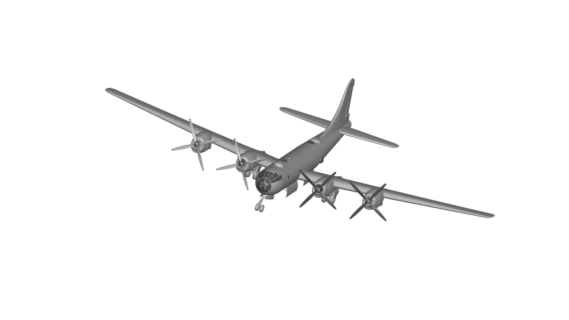 B-29 Superfortress 3D model_1