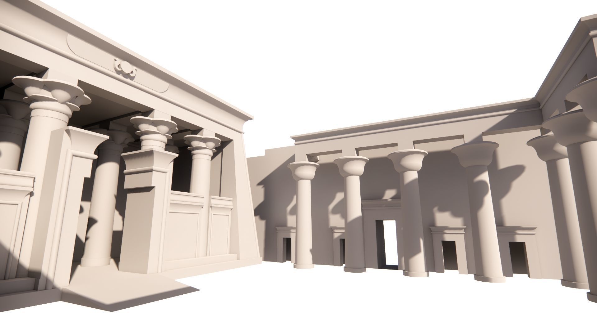 Zigurat ancient pyramid-Ziggurat Temple 3D model_16