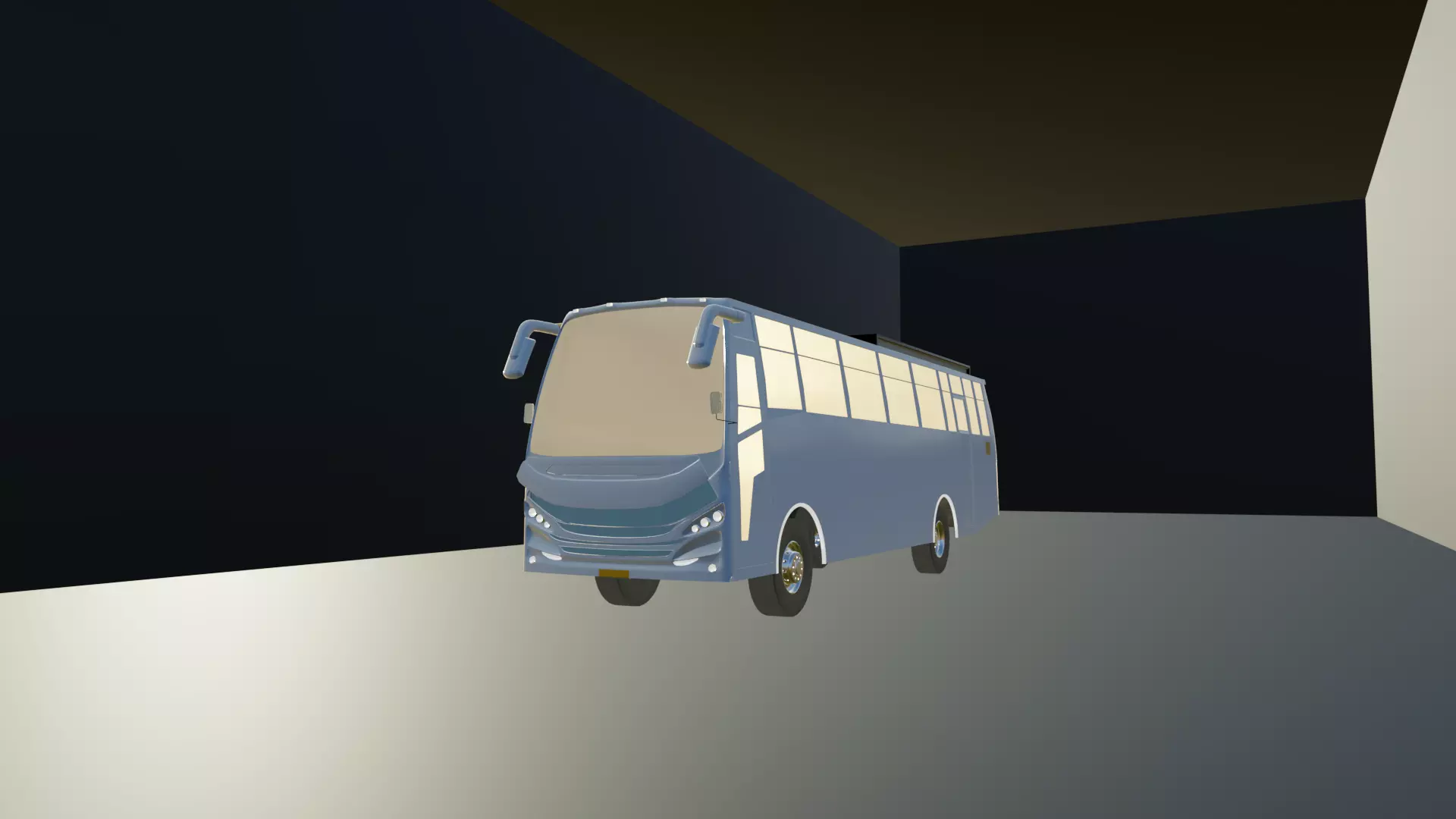 Tourist bus 3D model_0