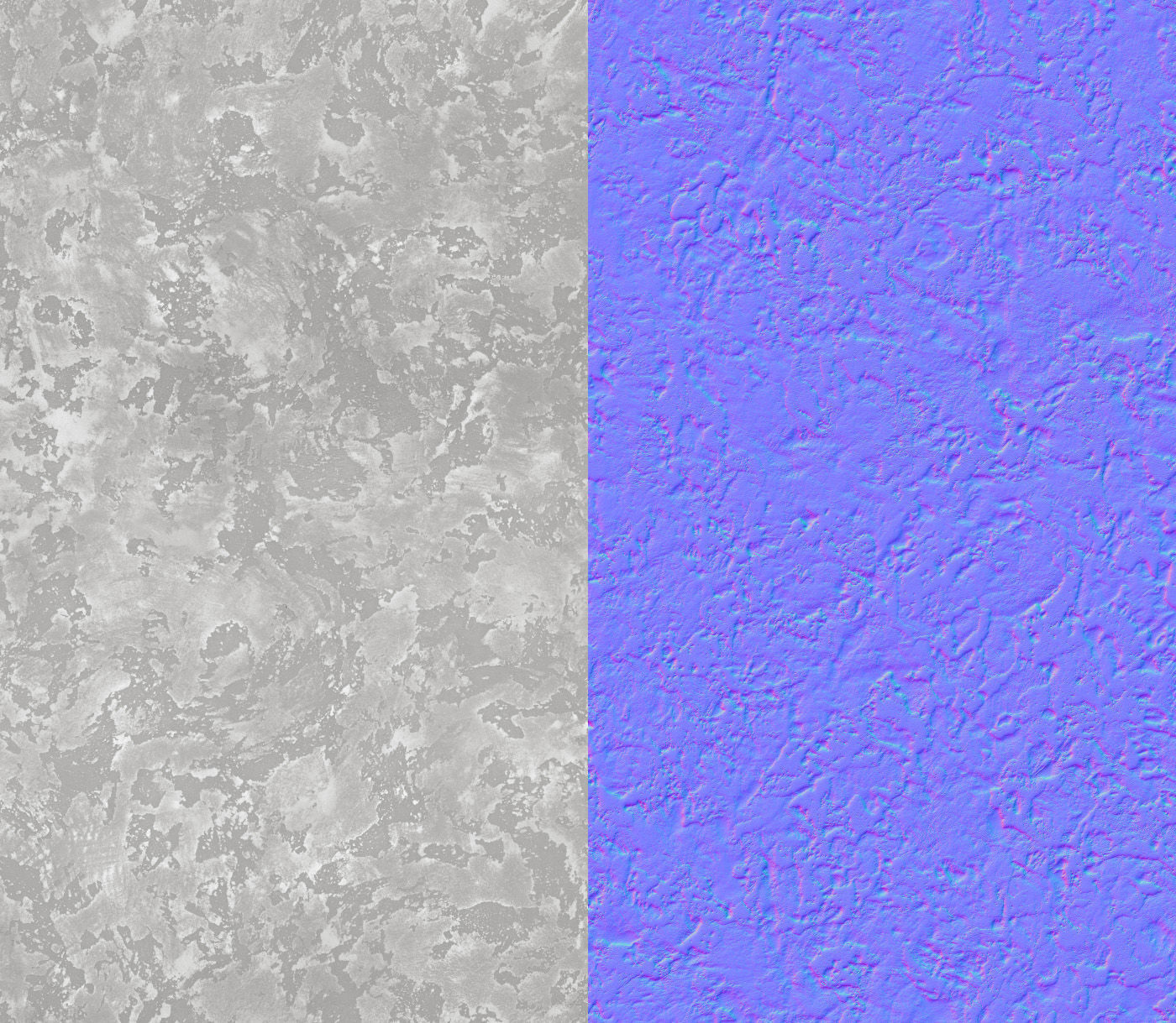 Seamless material of decorative plaster - 8k Texture_7