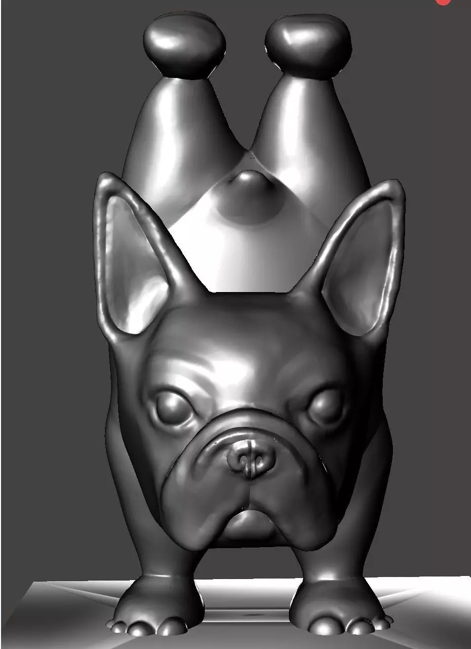 DOG YOGA 1 3D print model_0