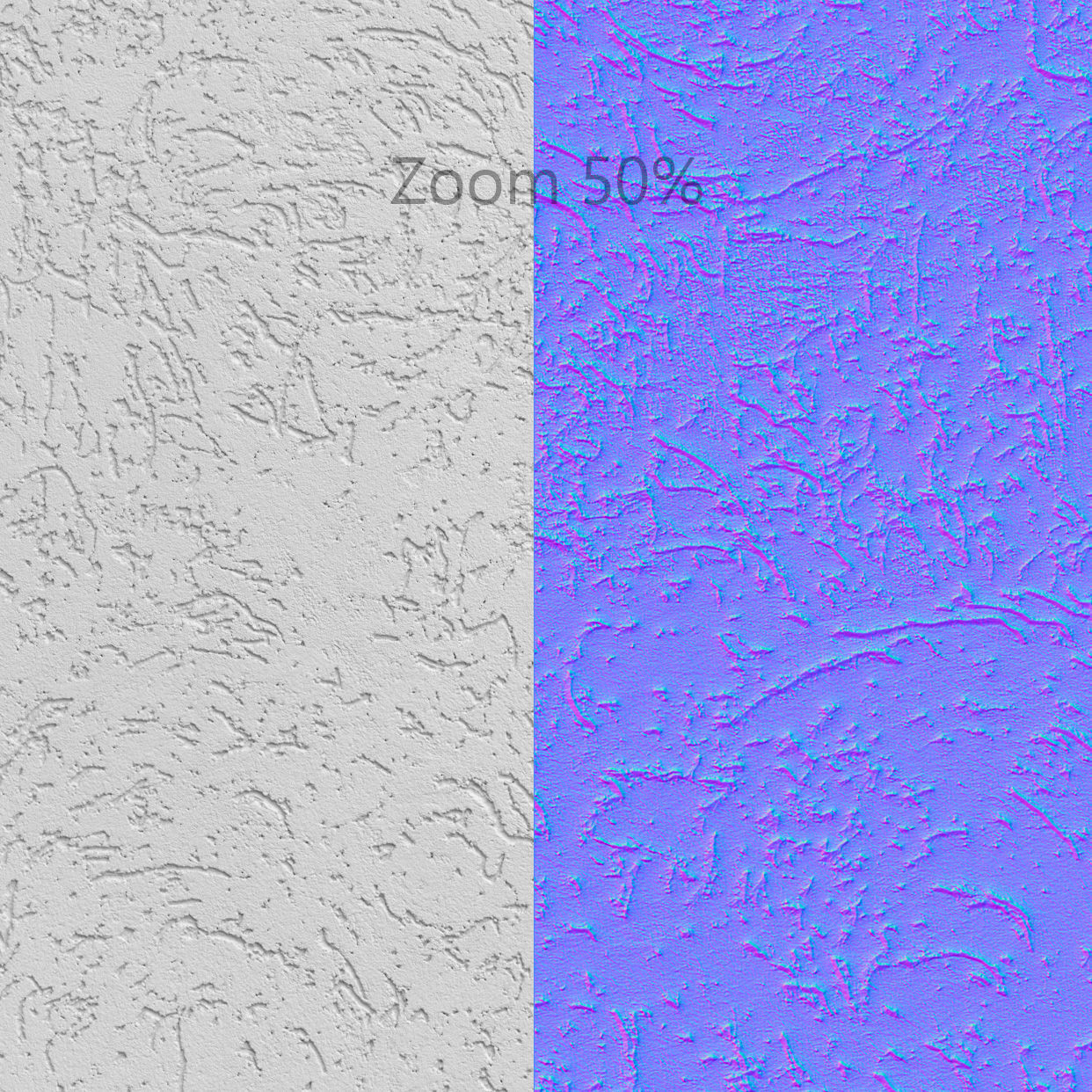 Seamless material for facade plaster v2 - 8k Texture_2