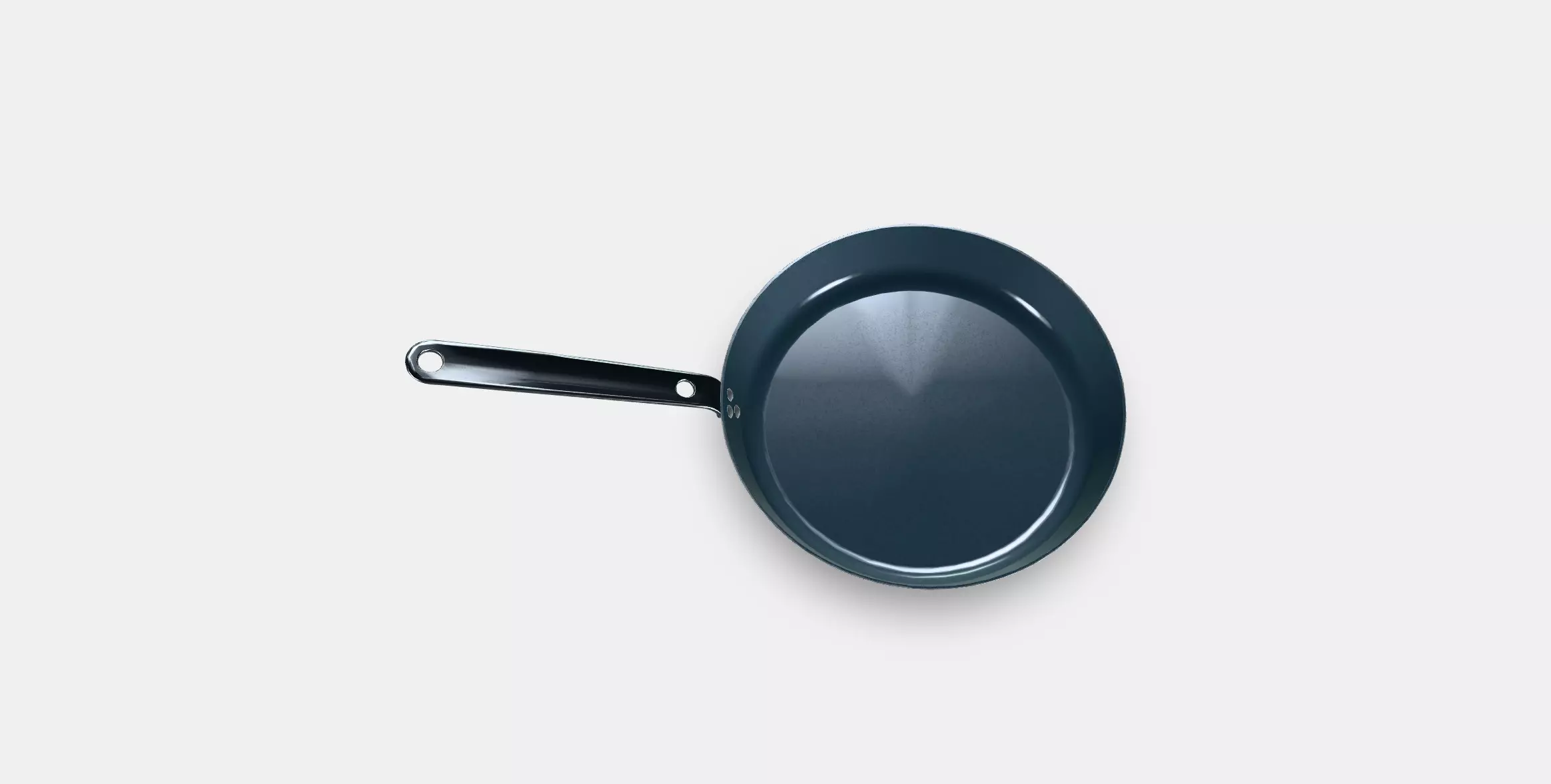 HEMKOMST Frying pan Low-poly 3D model_0