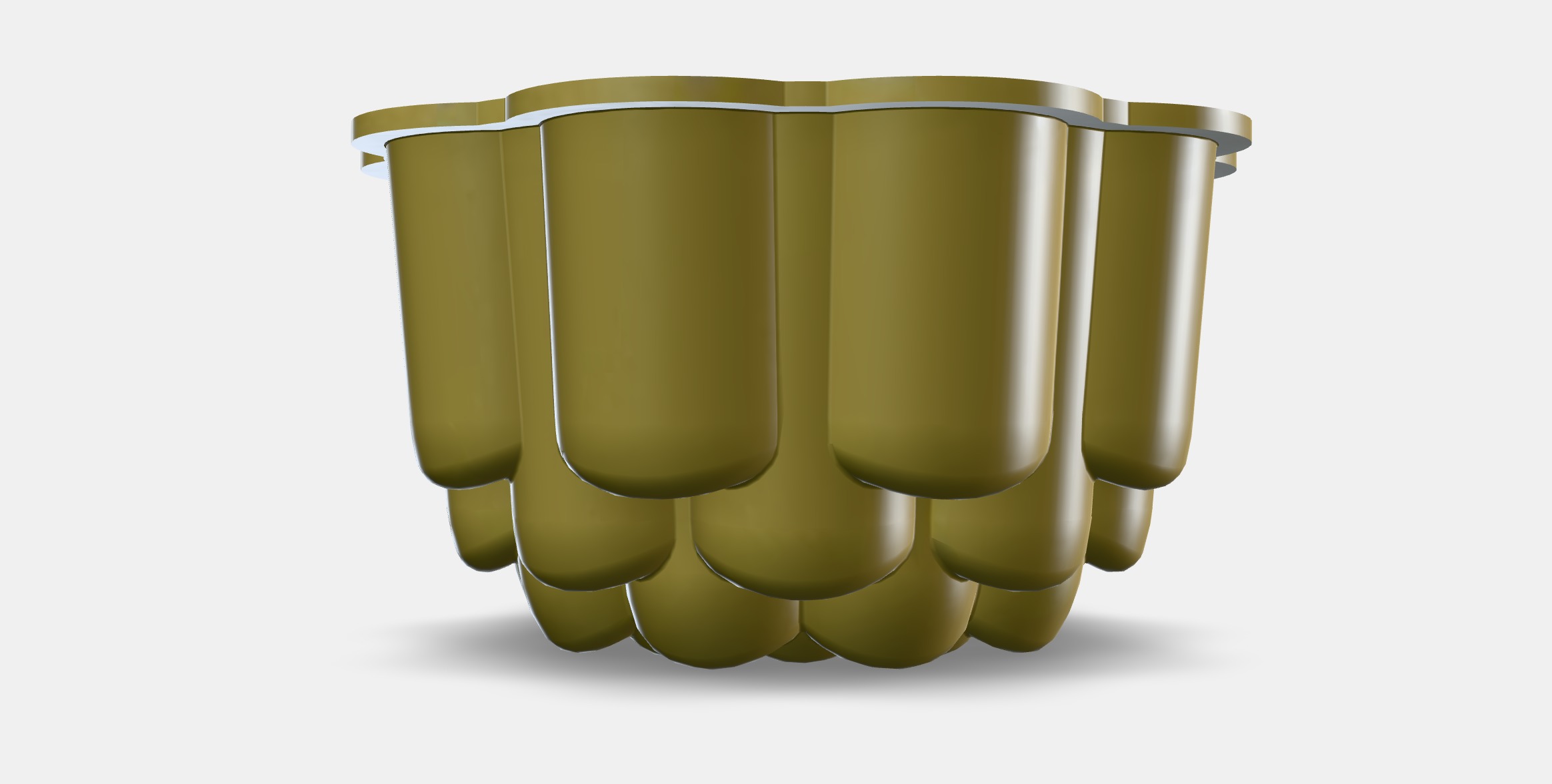 TARTBAK Baking tin Low-poly 3D model_13