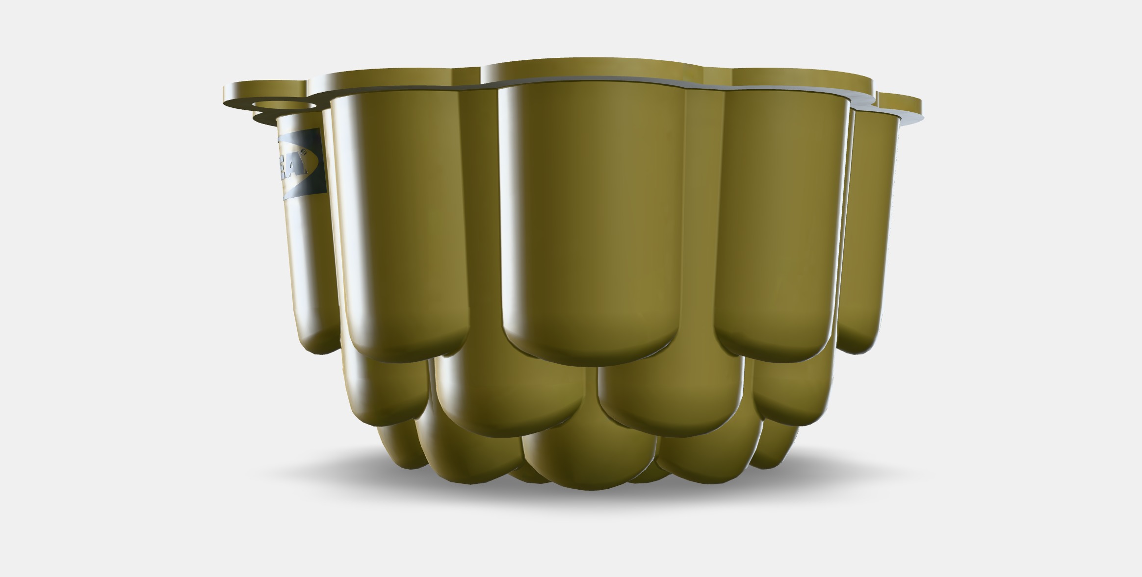 TARTBAK Baking tin Low-poly 3D model_10