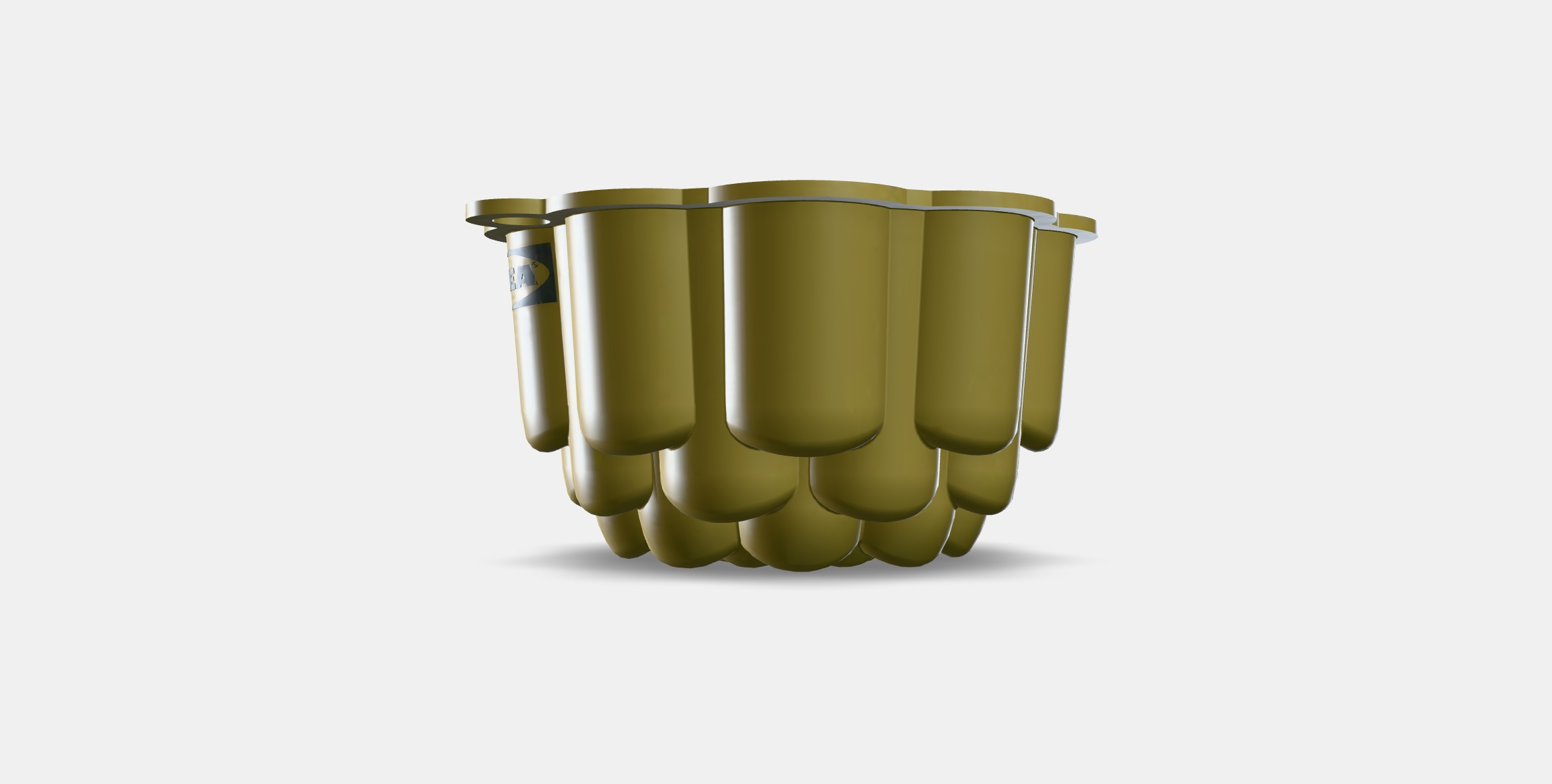 TARTBAK Baking tin Low-poly 3D model_2