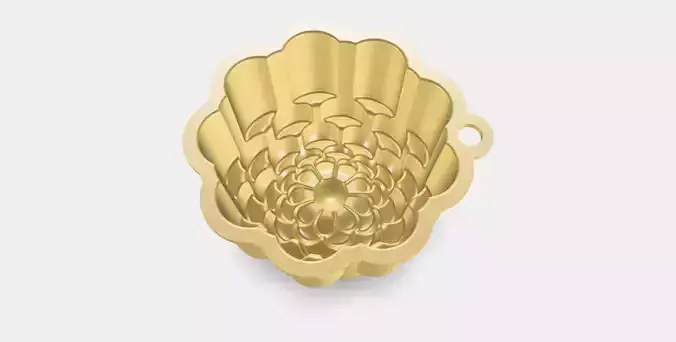 TARTBAK Baking tin Low-poly 3D model