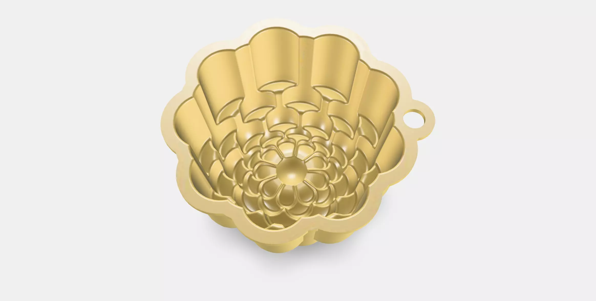 TARTBAK Baking tin Low-poly 3D model_0