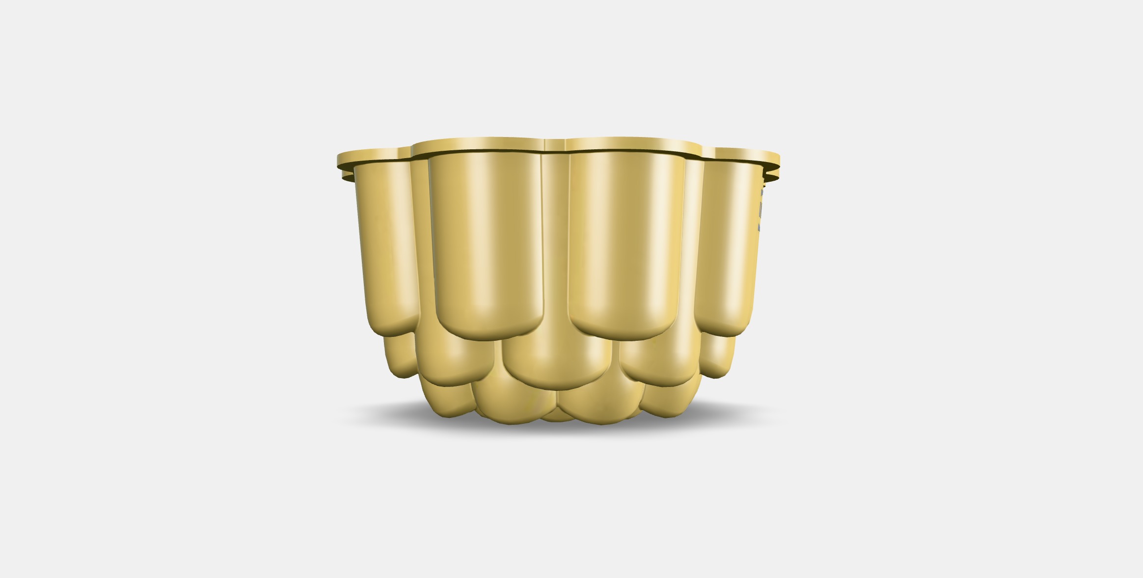 TARTBAK Baking tin Low-poly 3D model_16