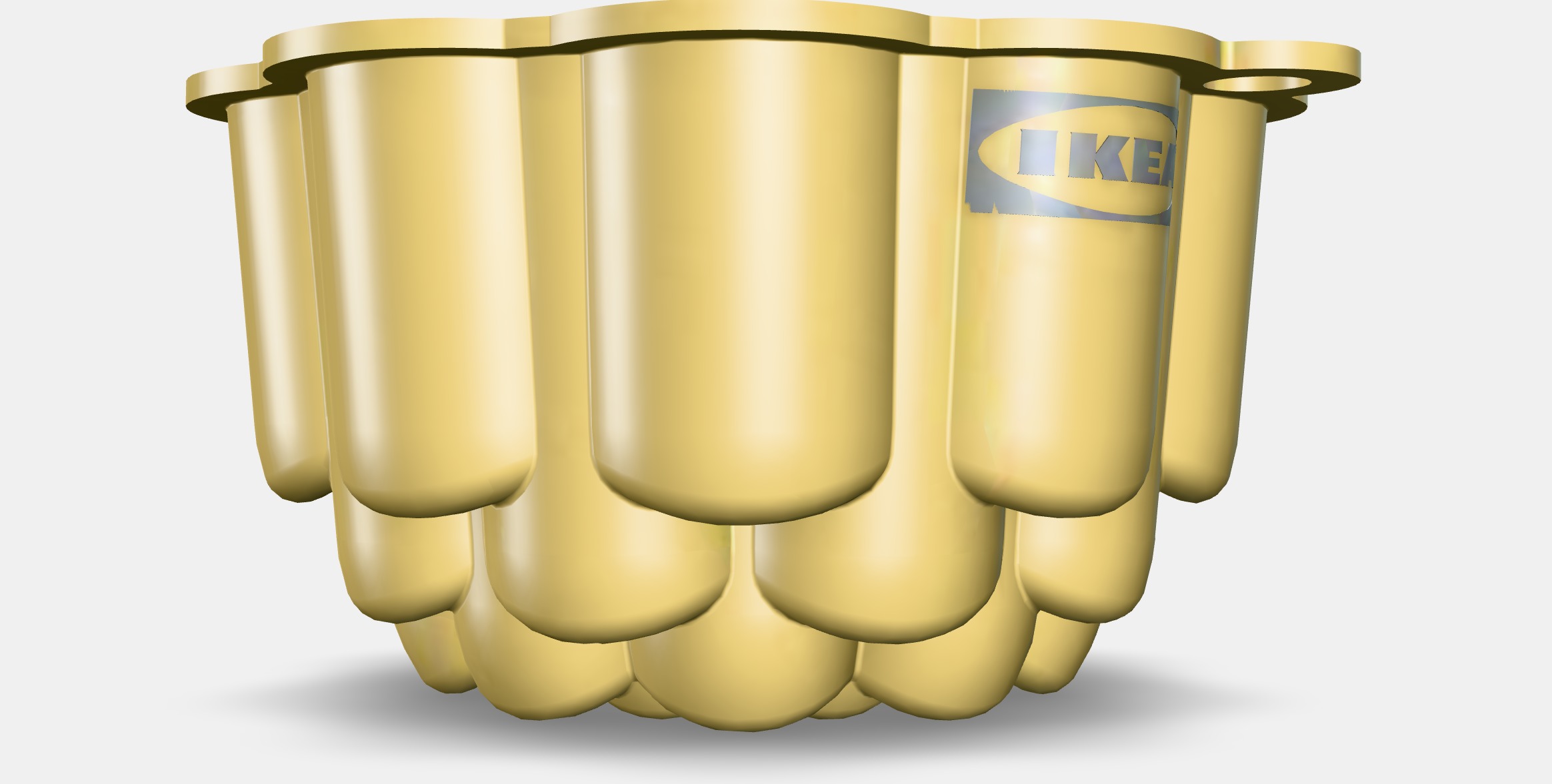 TARTBAK Baking tin Low-poly 3D model_4