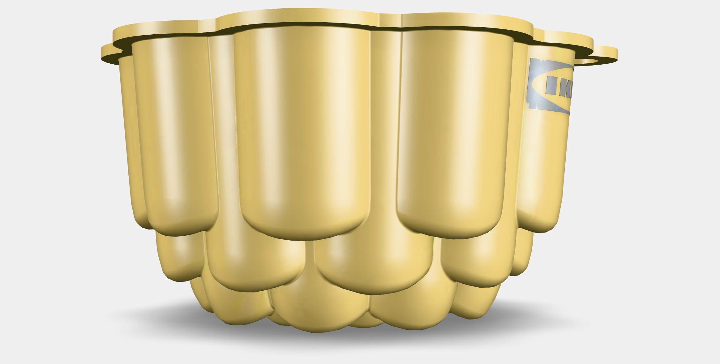 TARTBAK Baking tin Low-poly 3D model_15