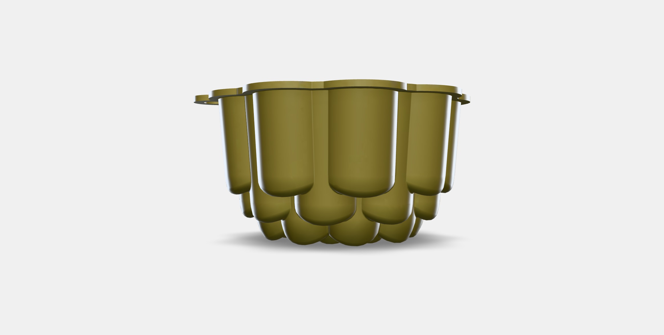 TARTBAK Baking tin Low-poly 3D model_9