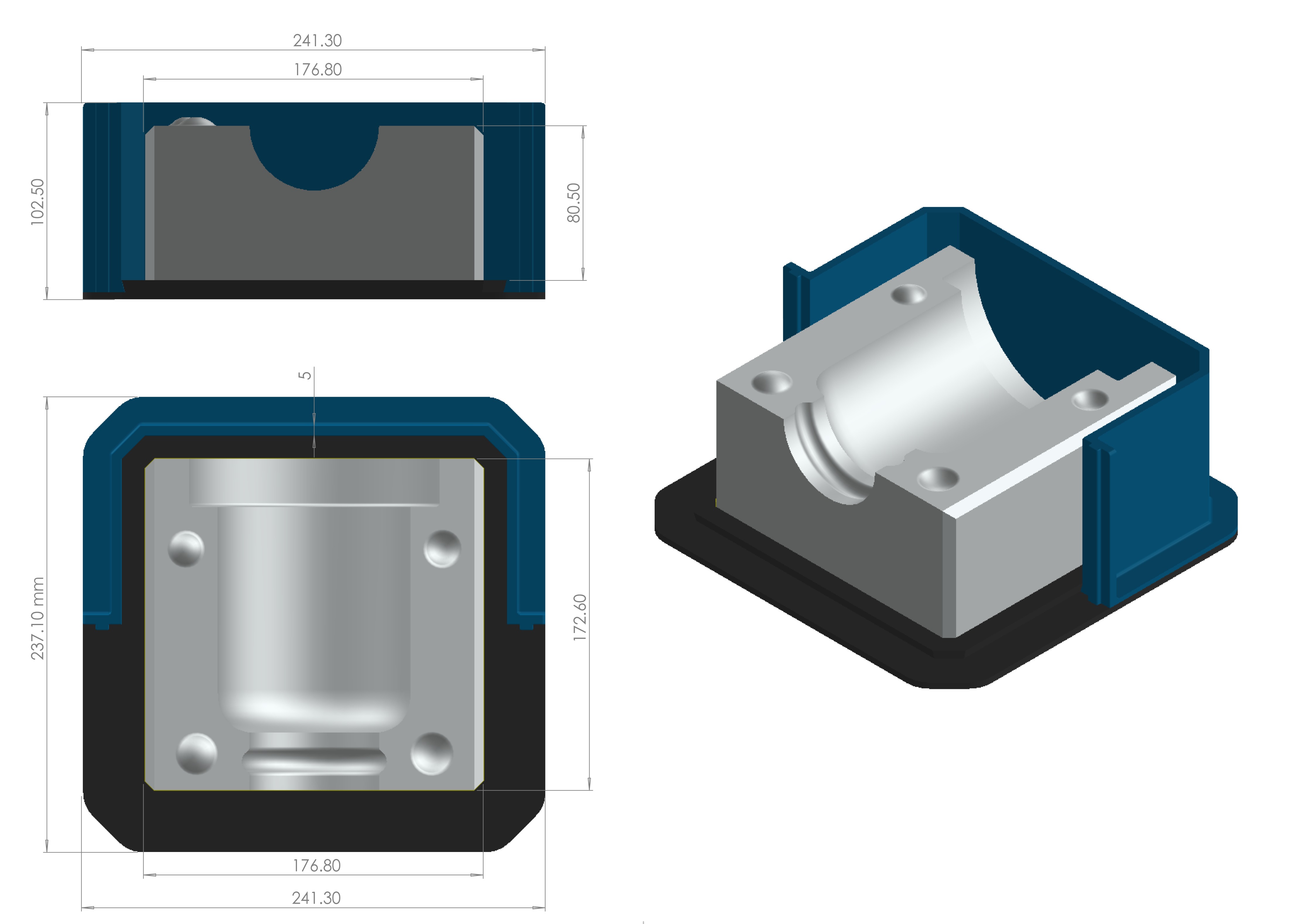 slip cast mold for ceramic production 3D print model_7