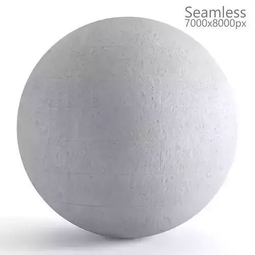 Seamless white stone masonry material - 8k