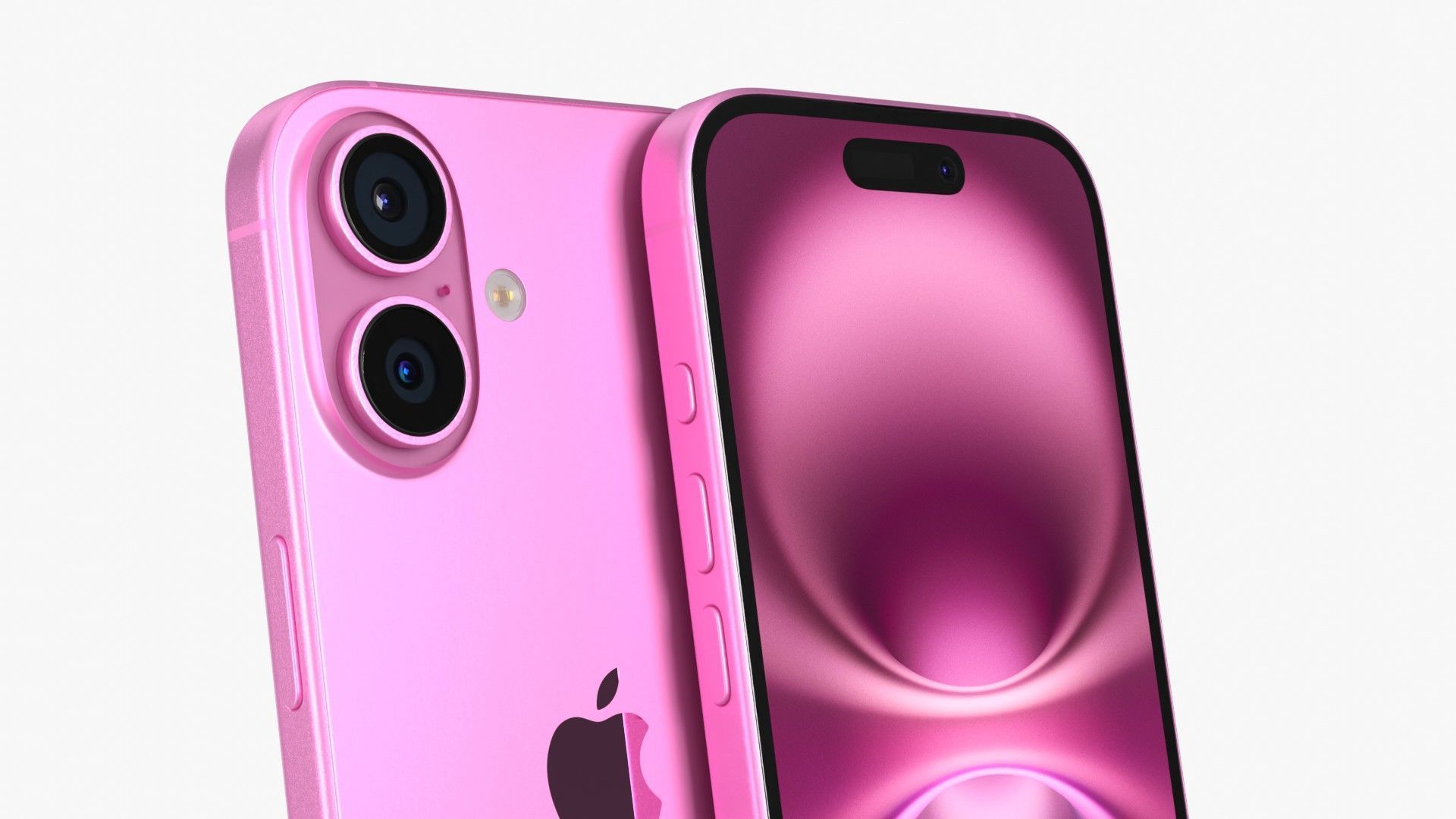 Apple iPhone 16 Pink 3D model_3