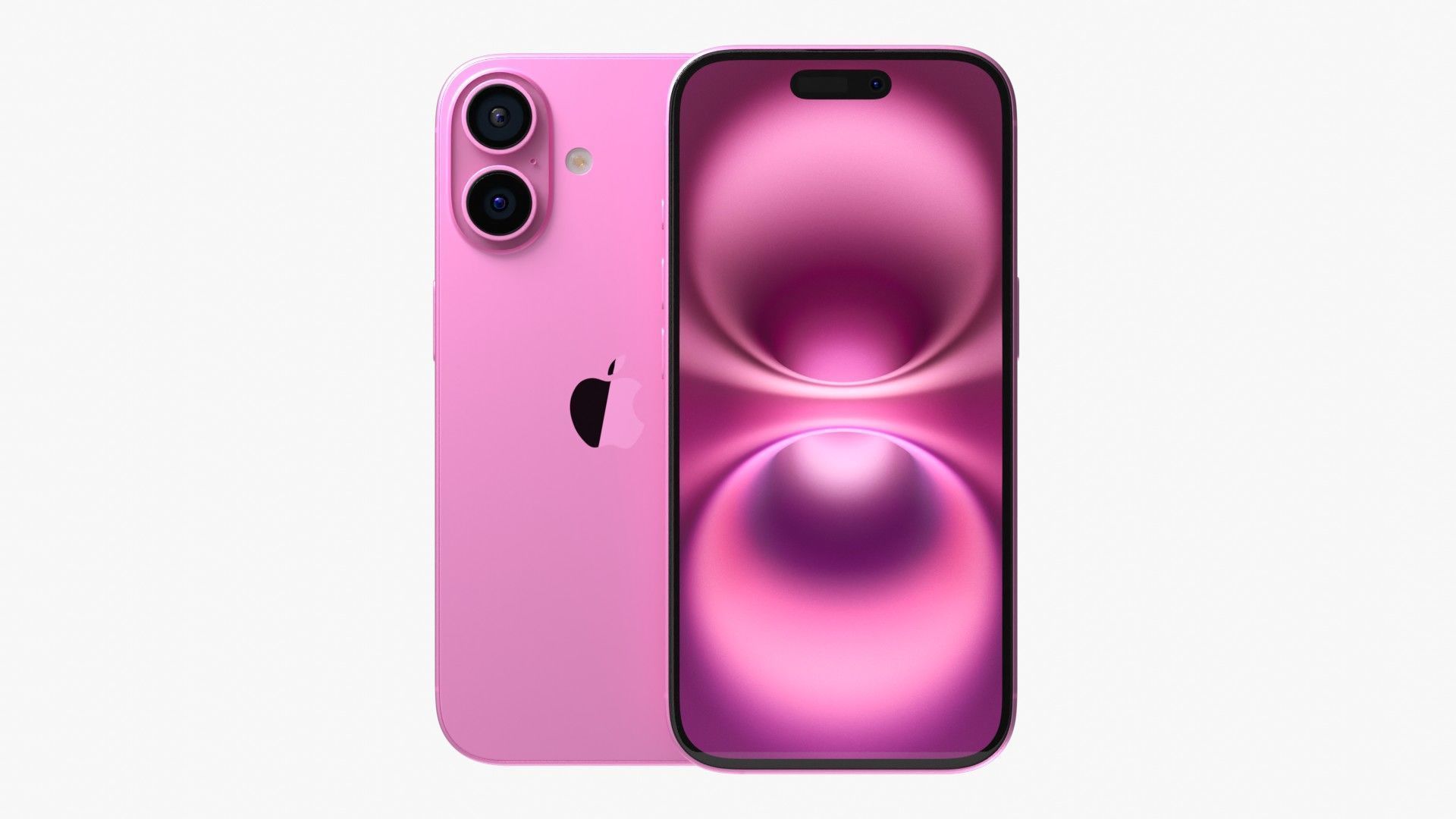 Apple iPhone 16 Pink 3D model_1