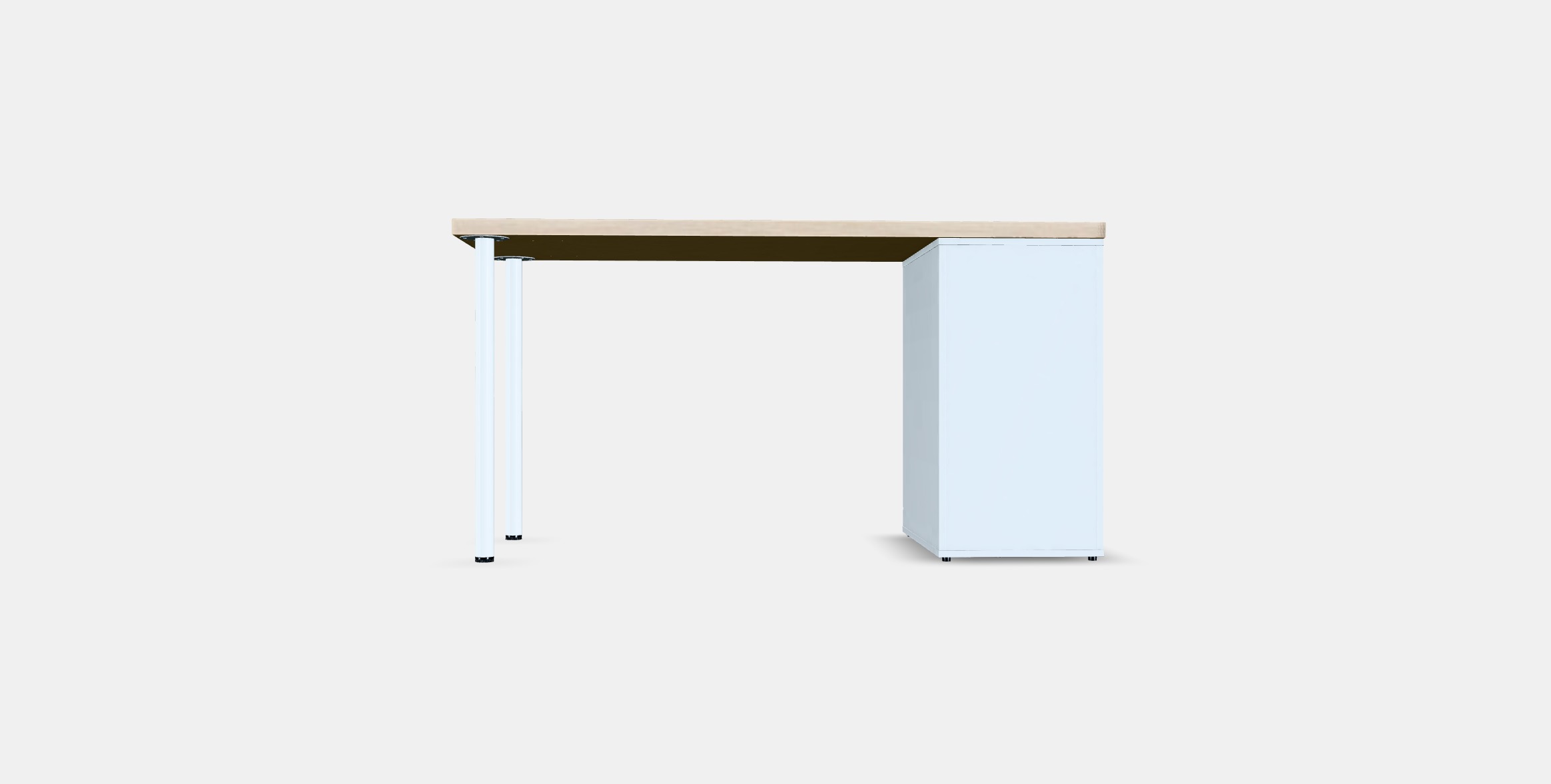 LAGKAPTEN - ALEX Desk 12 Low-poly 3D model_14