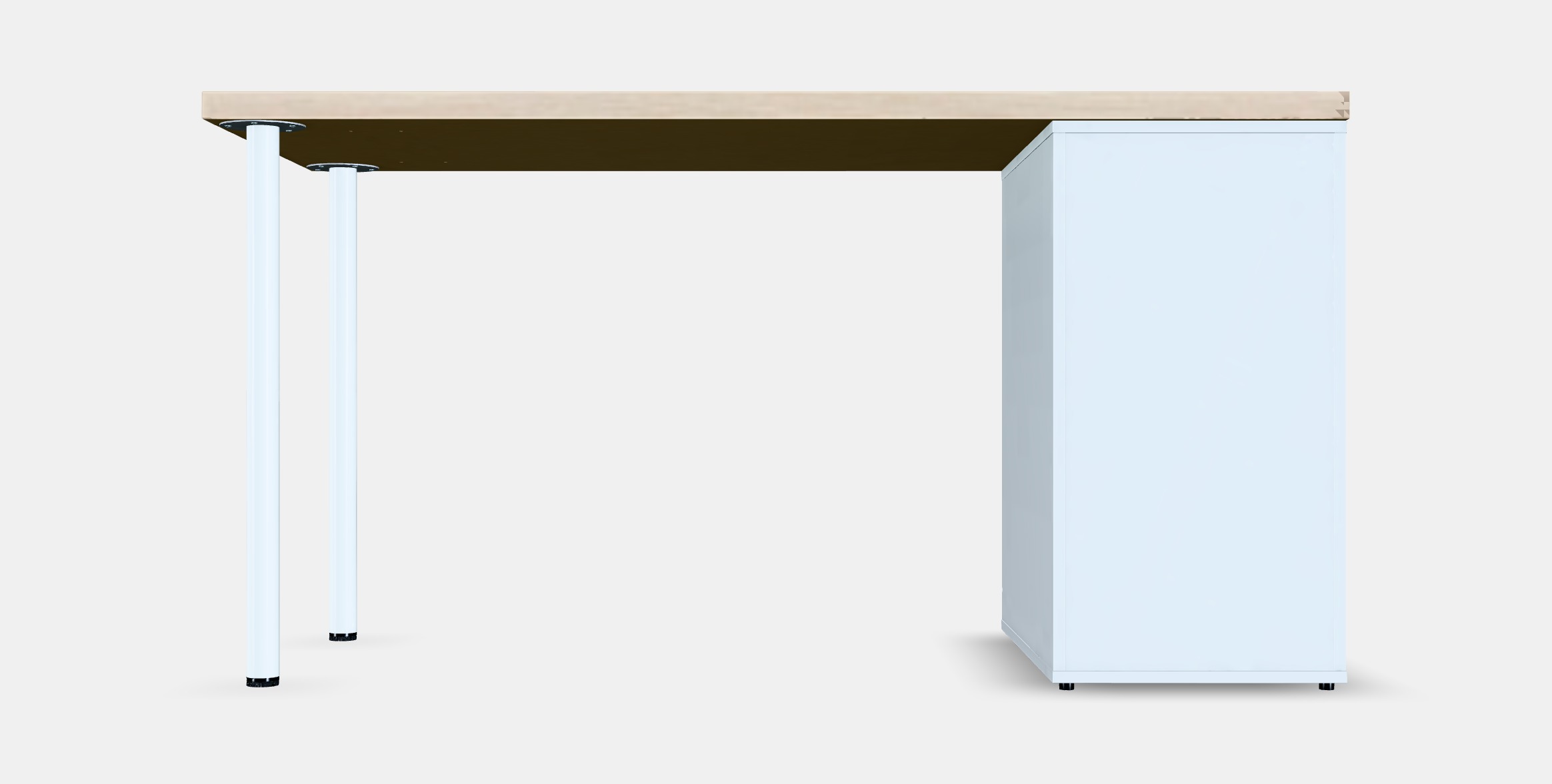 LAGKAPTEN - ALEX Desk 12 Low-poly 3D model_15