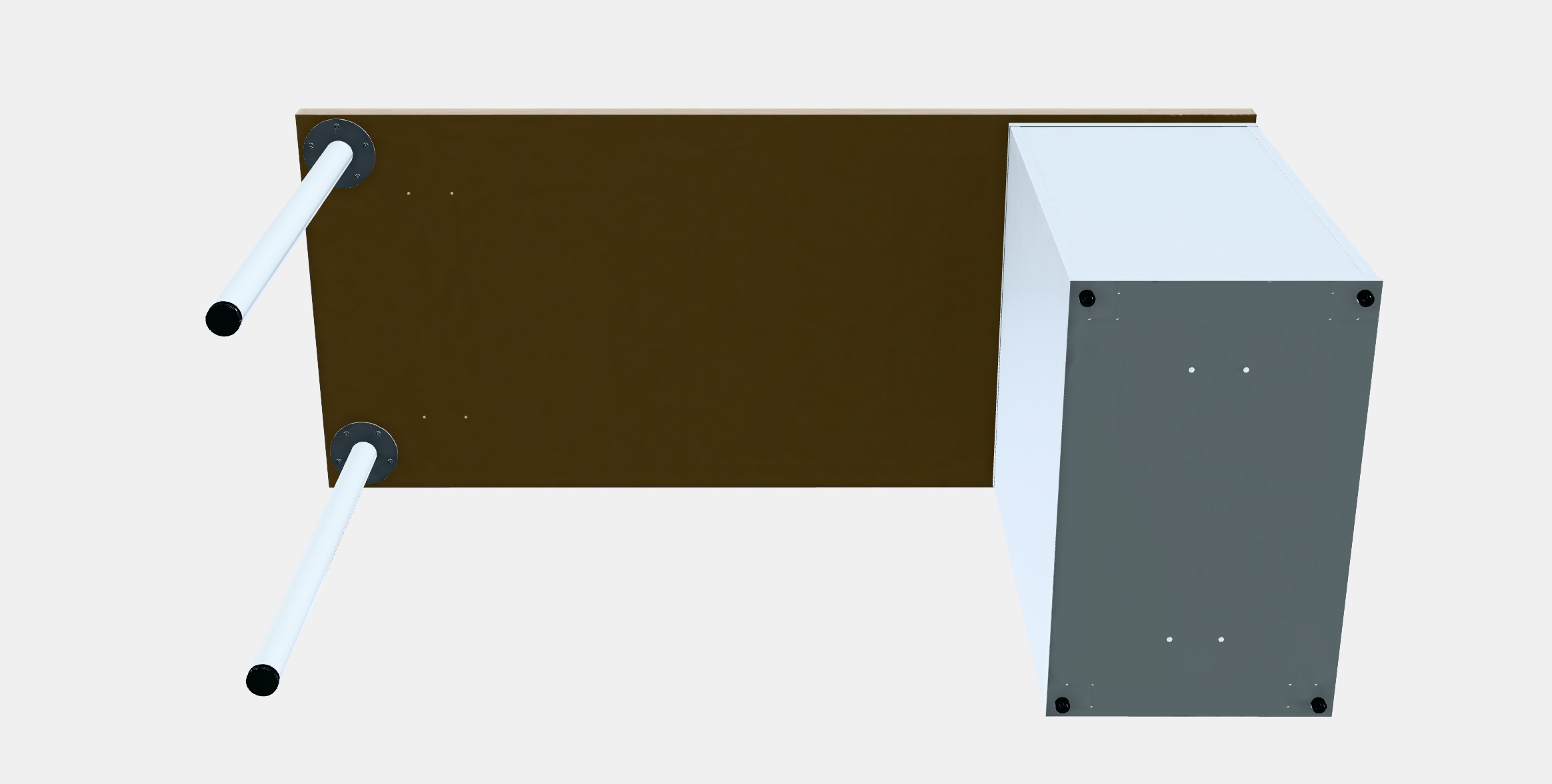 LAGKAPTEN - ALEX Desk 12 Low-poly 3D model_10