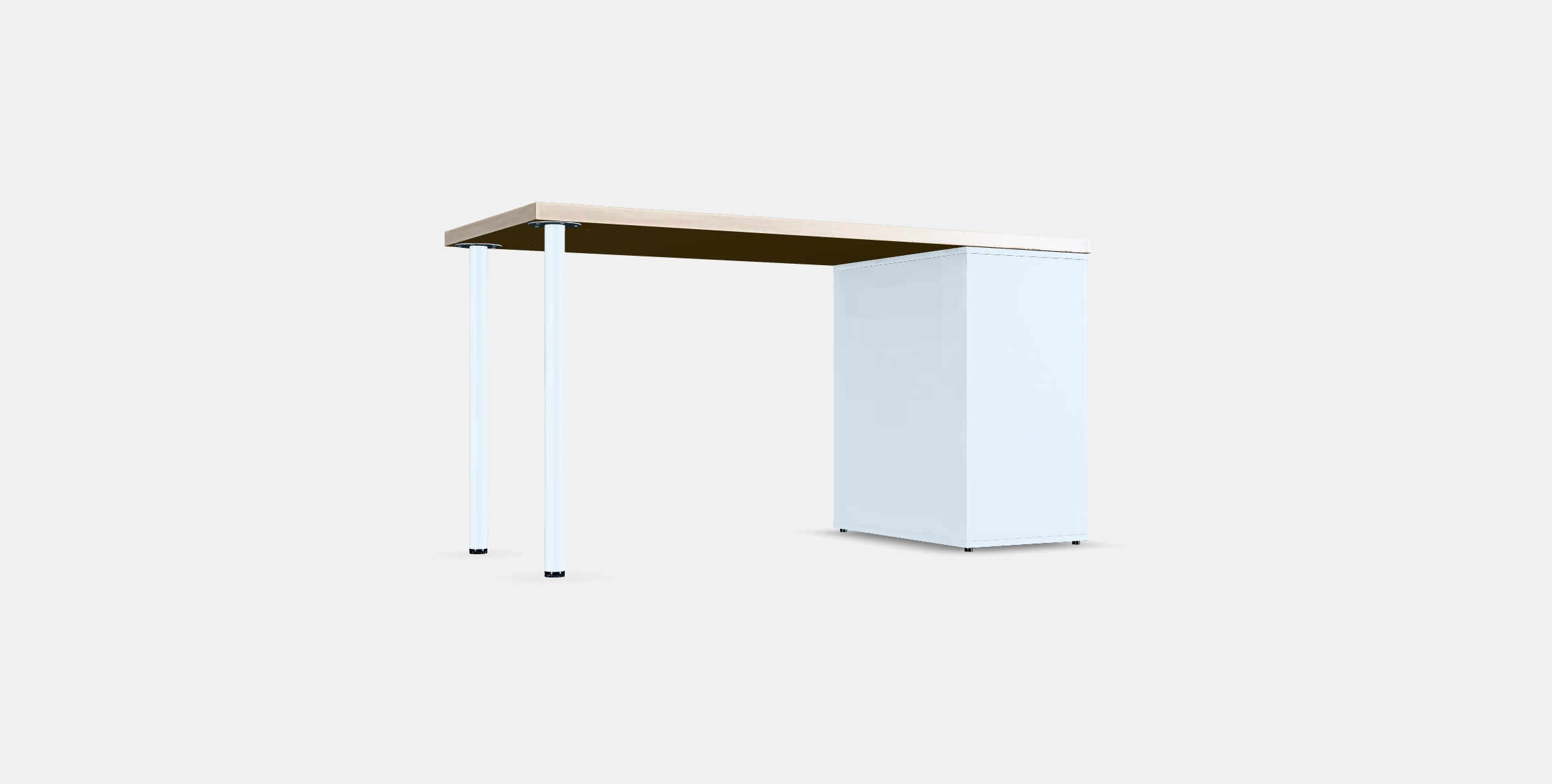 LAGKAPTEN - ALEX Desk 12 Low-poly 3D model_16