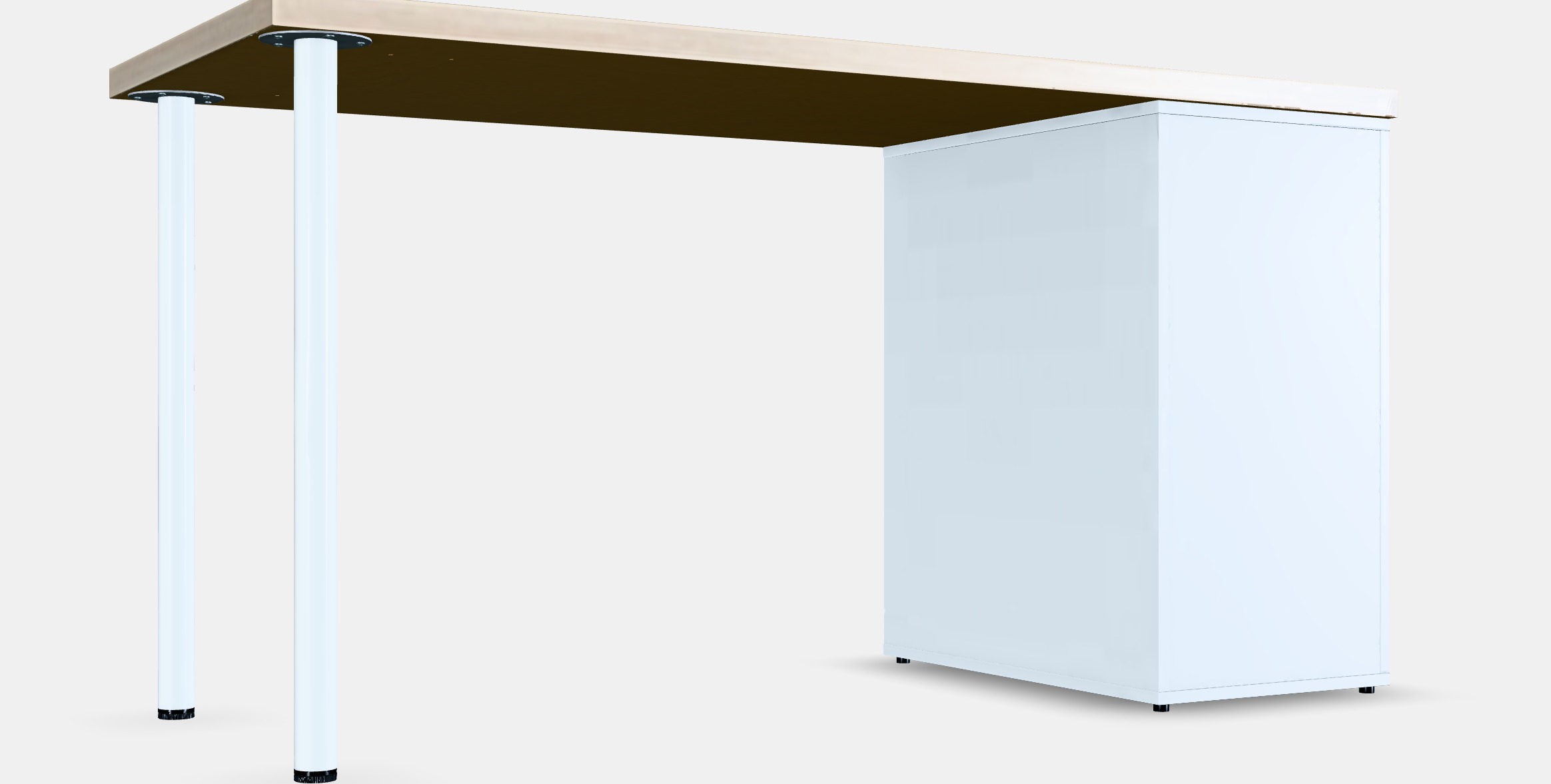 LAGKAPTEN - ALEX Desk 12 Low-poly 3D model_2