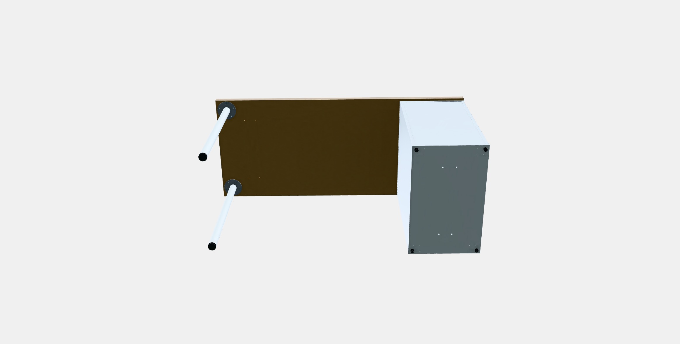 LAGKAPTEN - ALEX Desk 12 Low-poly 3D model_7