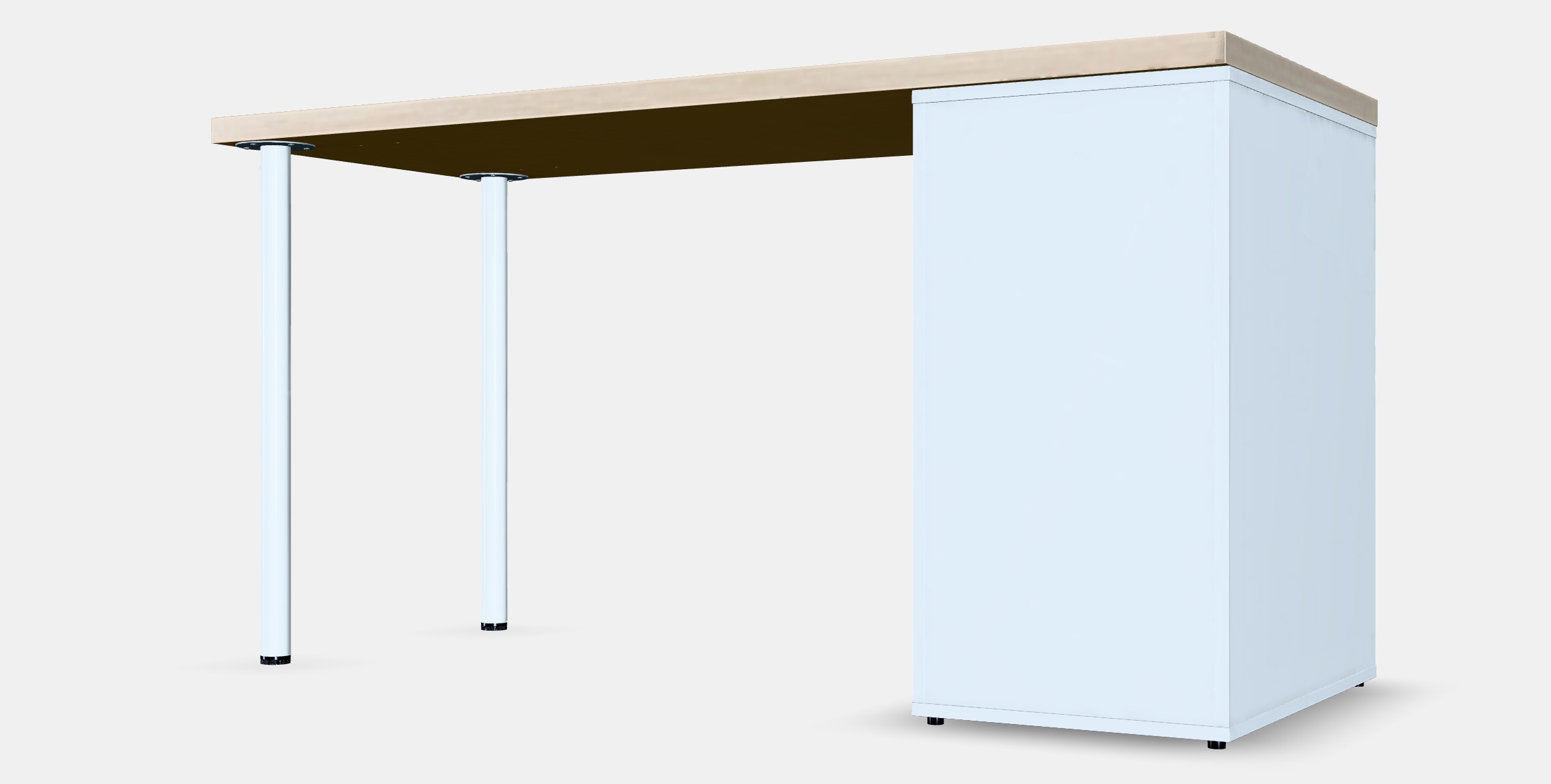 LAGKAPTEN - ALEX Desk 12 Low-poly 3D model_6