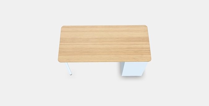 ALEX Desk 21 Low-poly 3D model