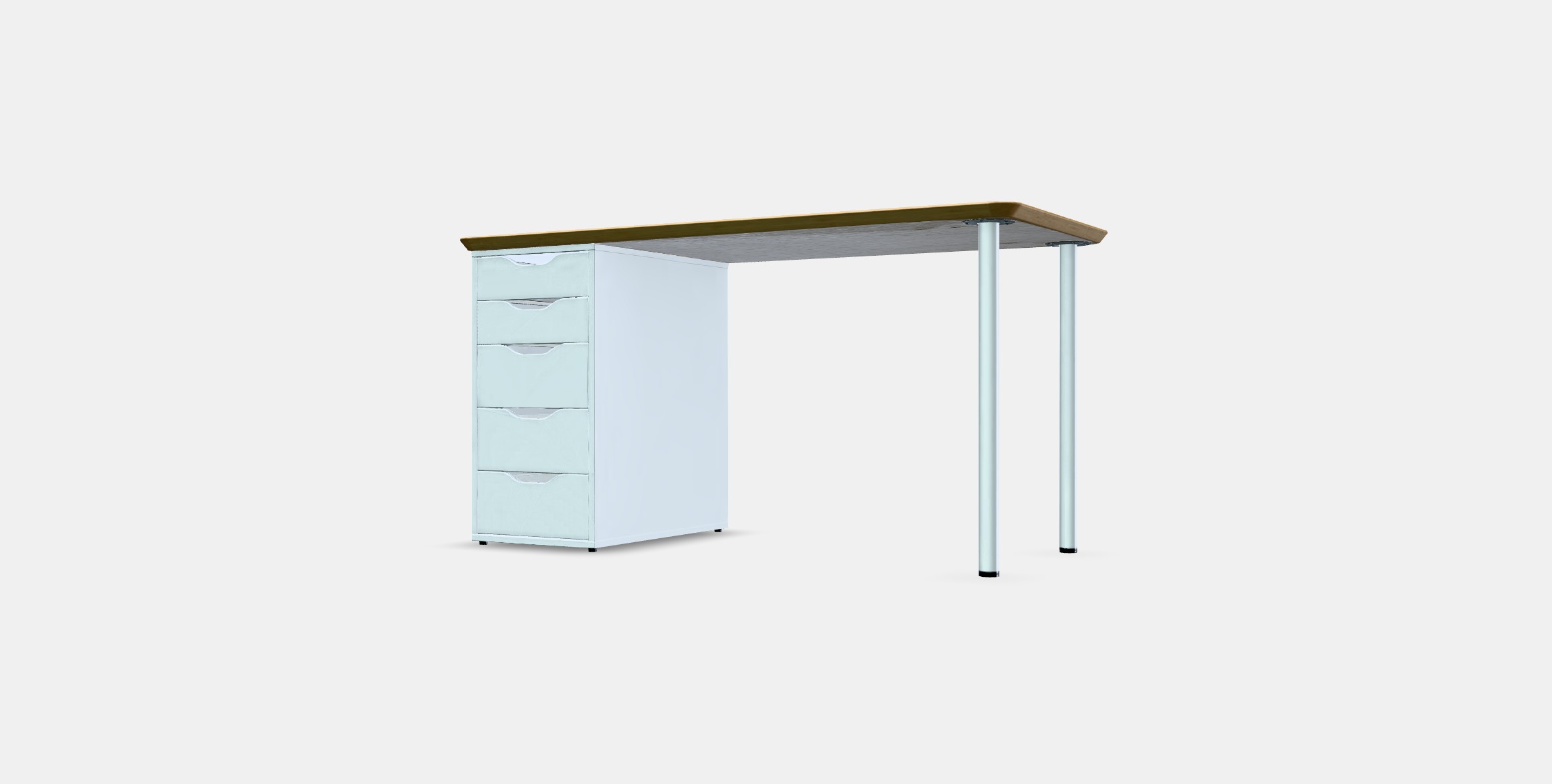 ALEX Desk 21 Low-poly 3D model_12