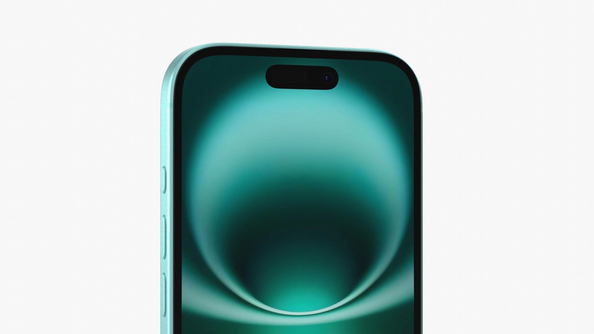 Apple iPhone 16 Teal 3D model_6