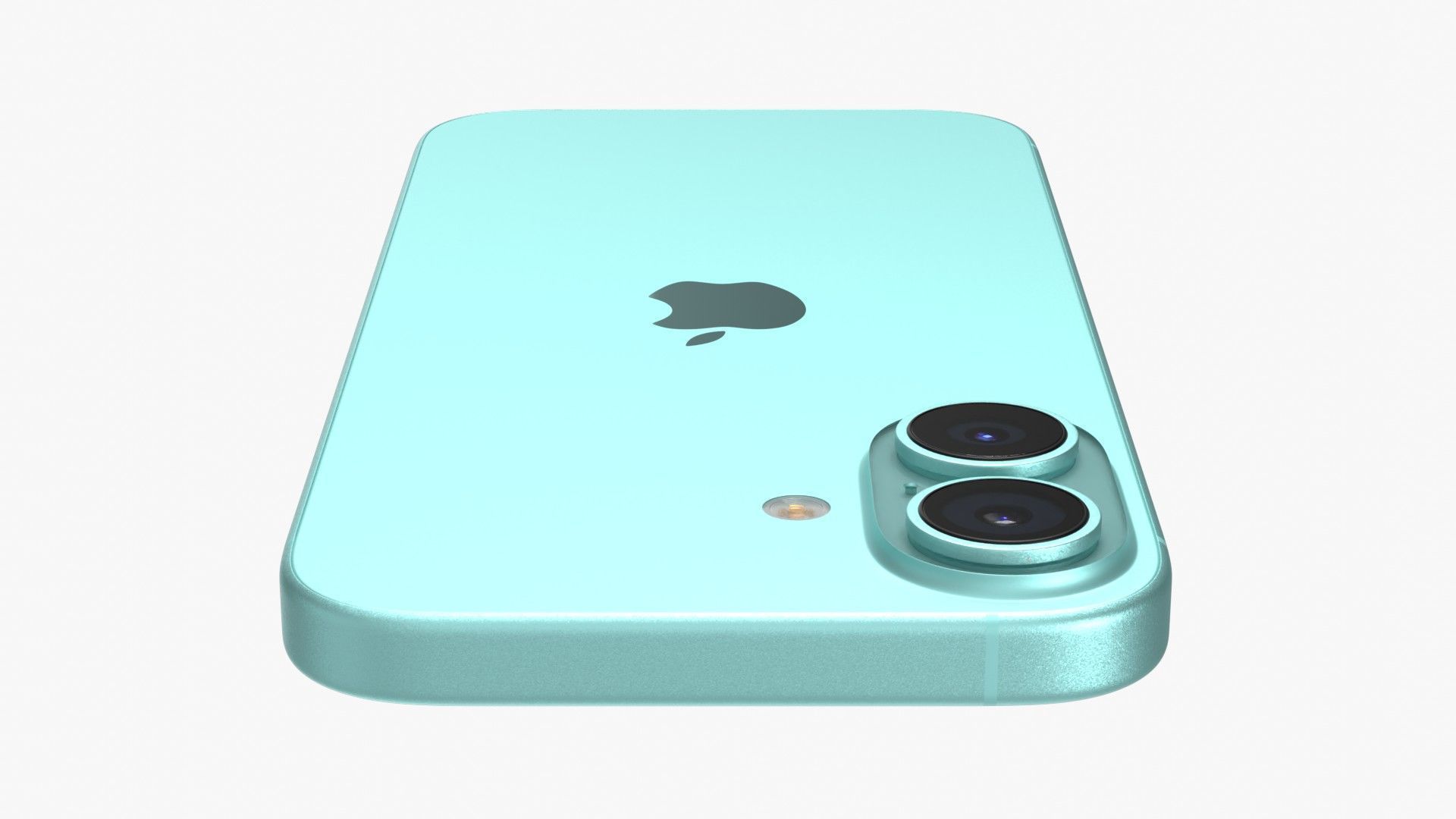 Apple iPhone 16 Teal 3D model_4