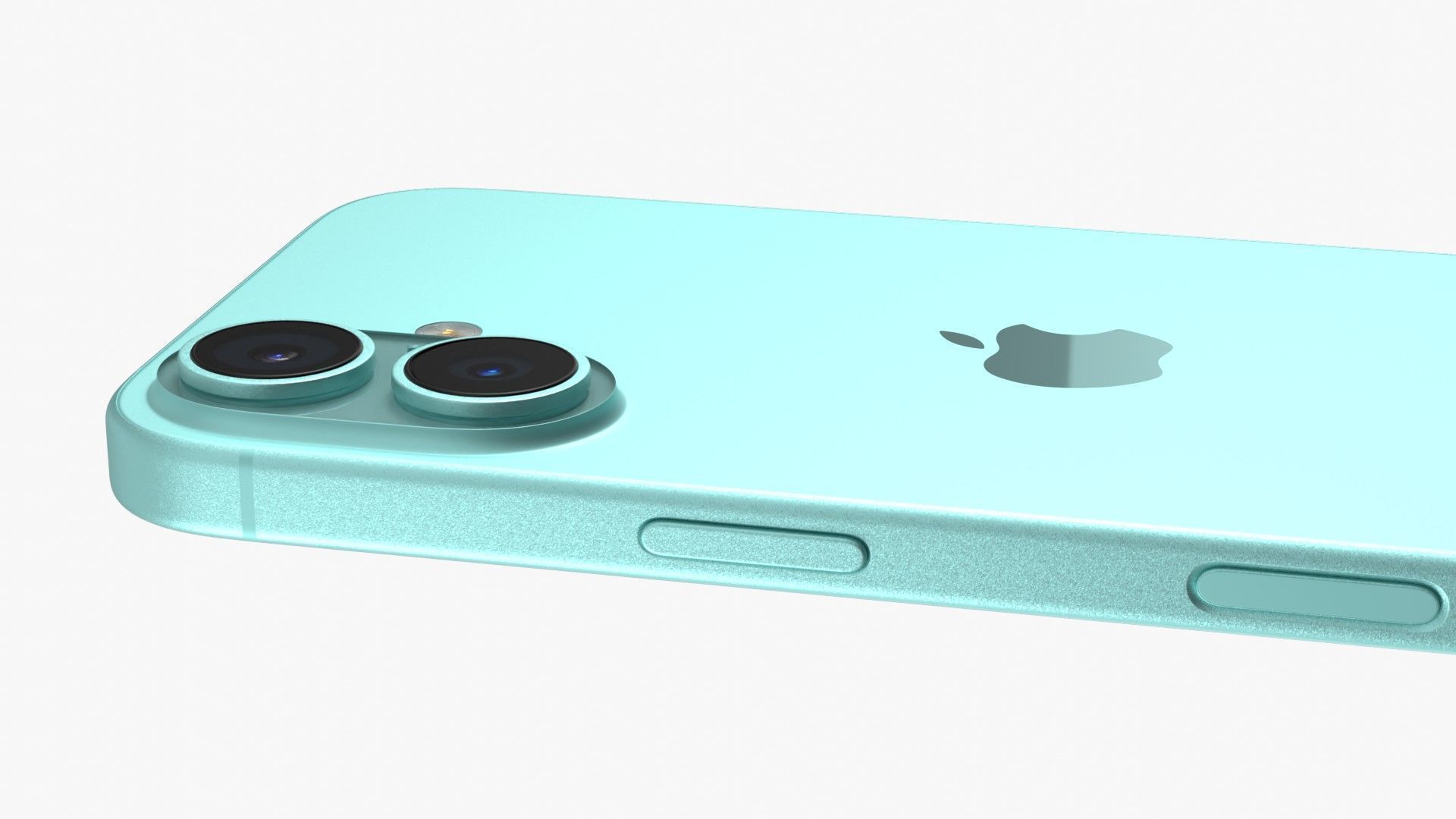Apple iPhone 16 Teal 3D model_5