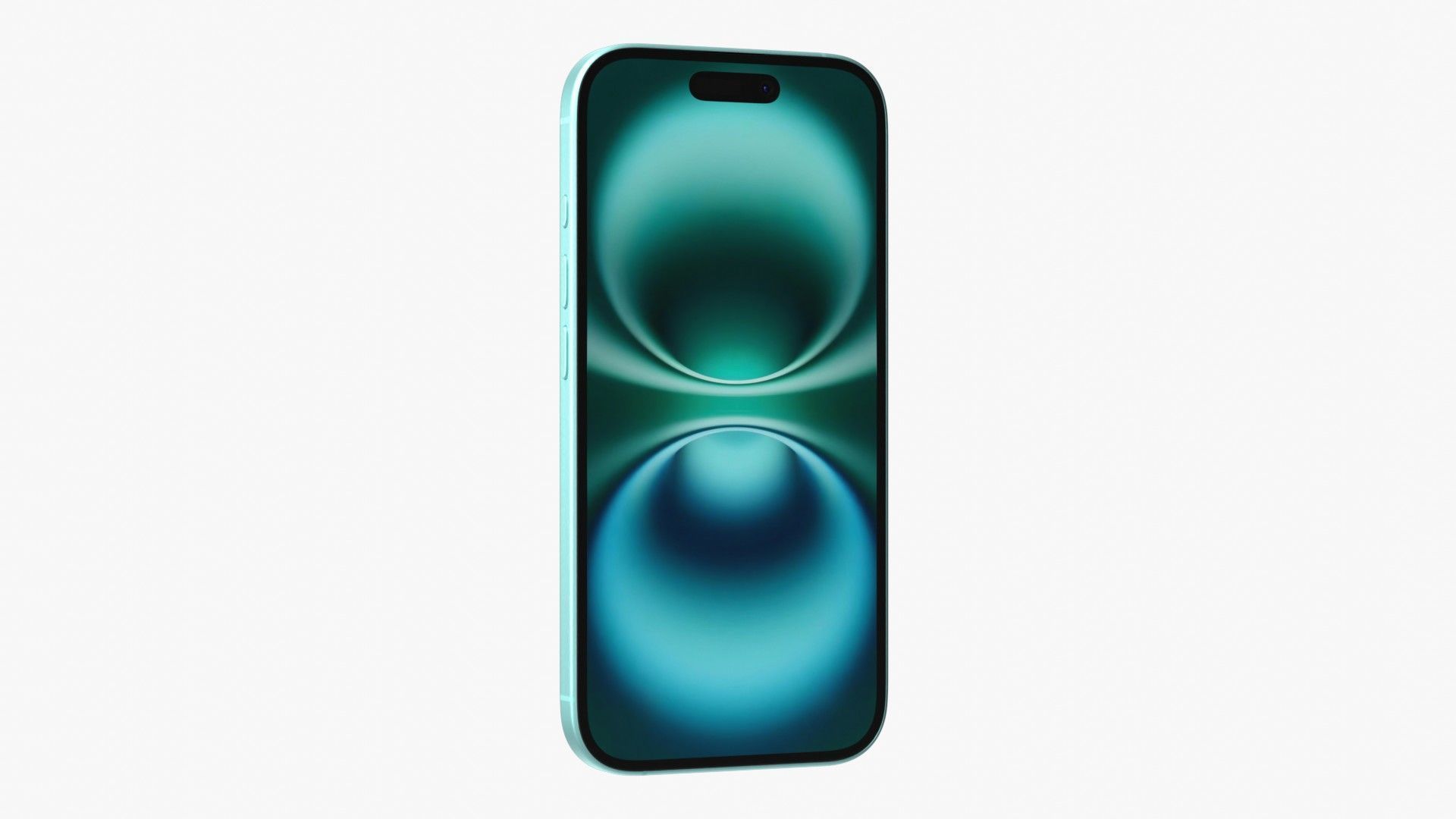 Apple iPhone 16 Teal 3D model_8