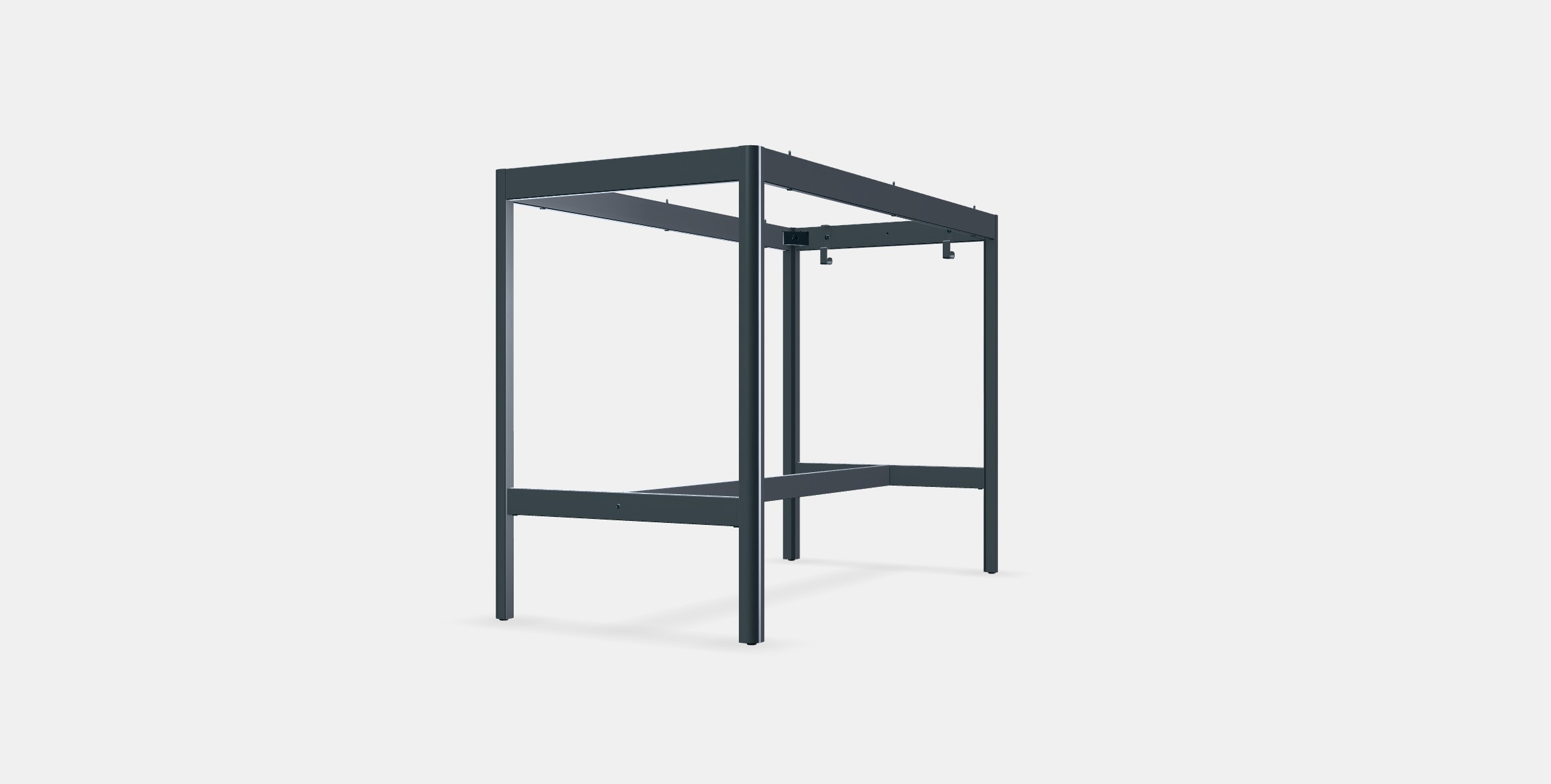 IDASEN Underframe for table top 2 Low-poly 3D model_12