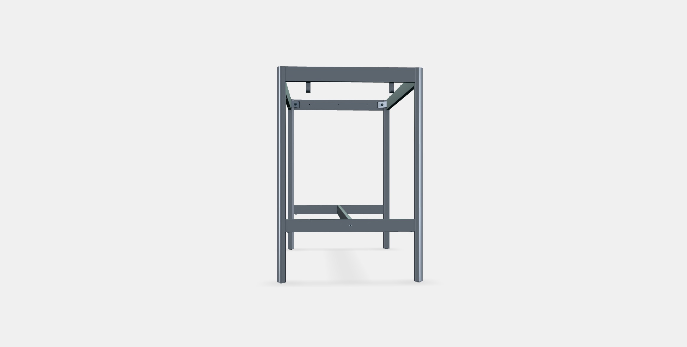 IDASEN Underframe for table top 2 Low-poly 3D model_14