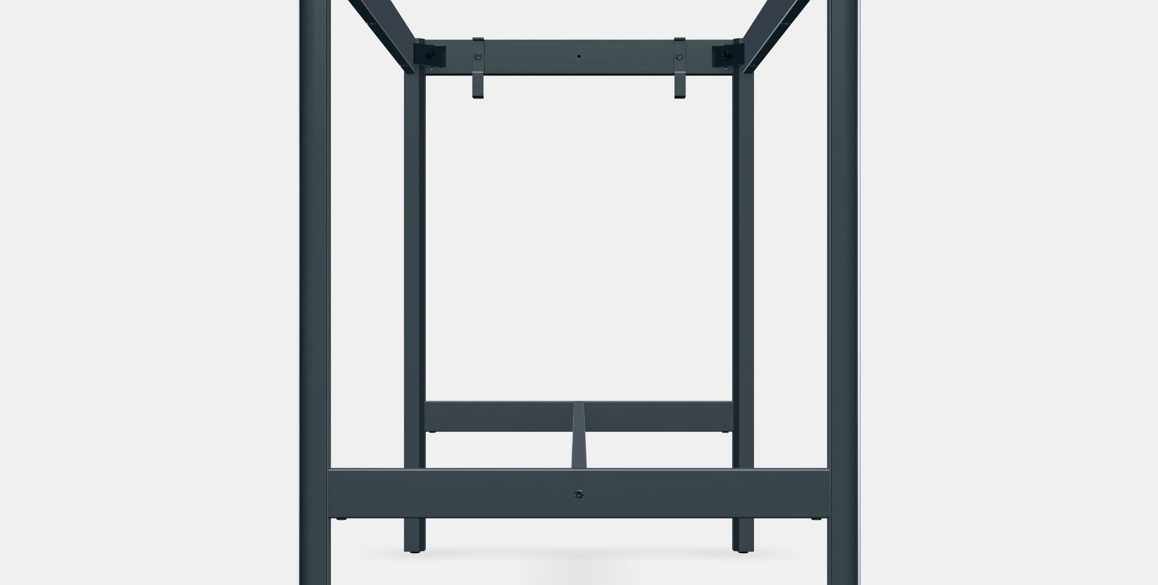 IDASEN Underframe for table top 2 Low-poly 3D model_11